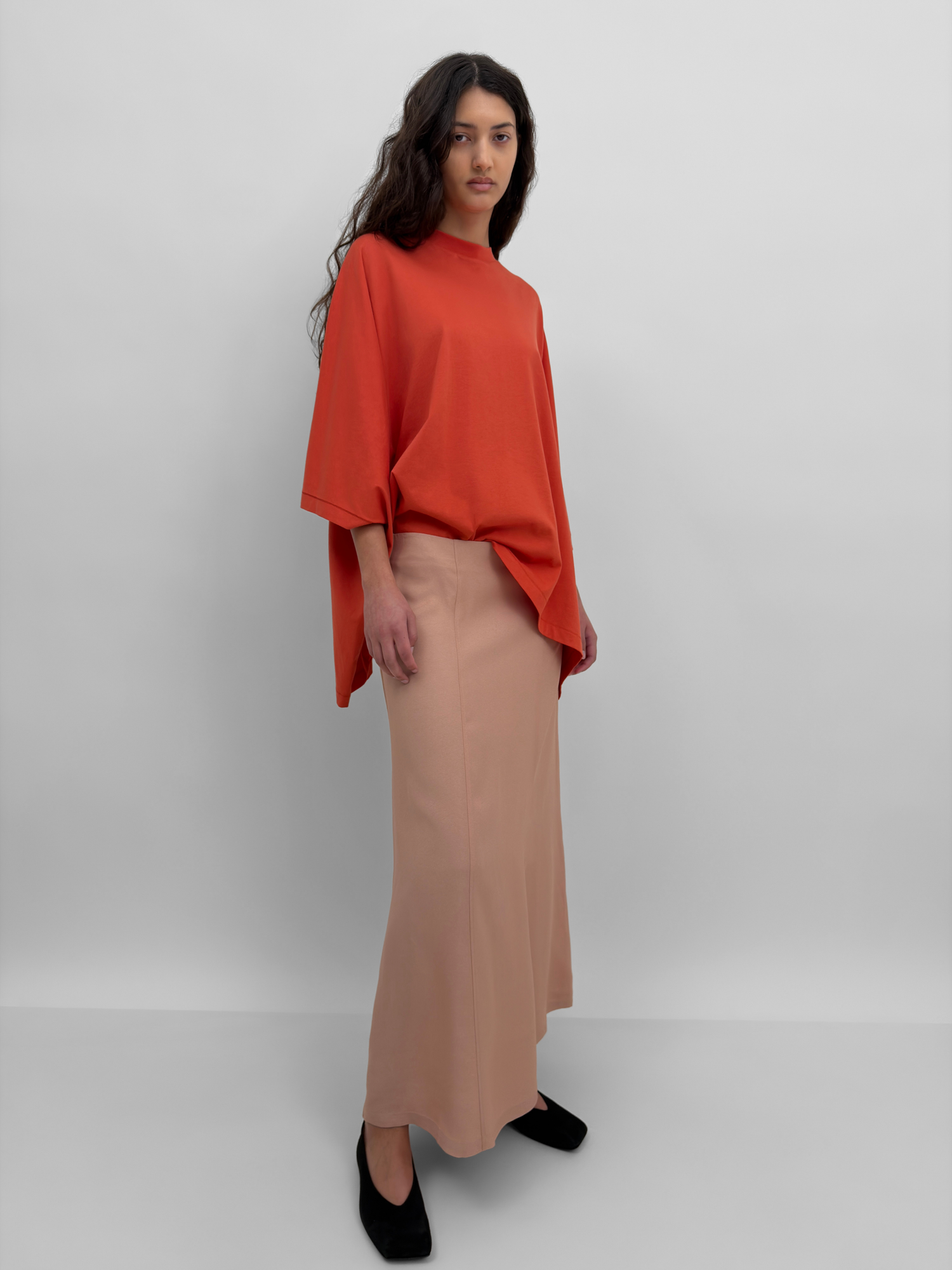 The Marielle fluid bell skirt