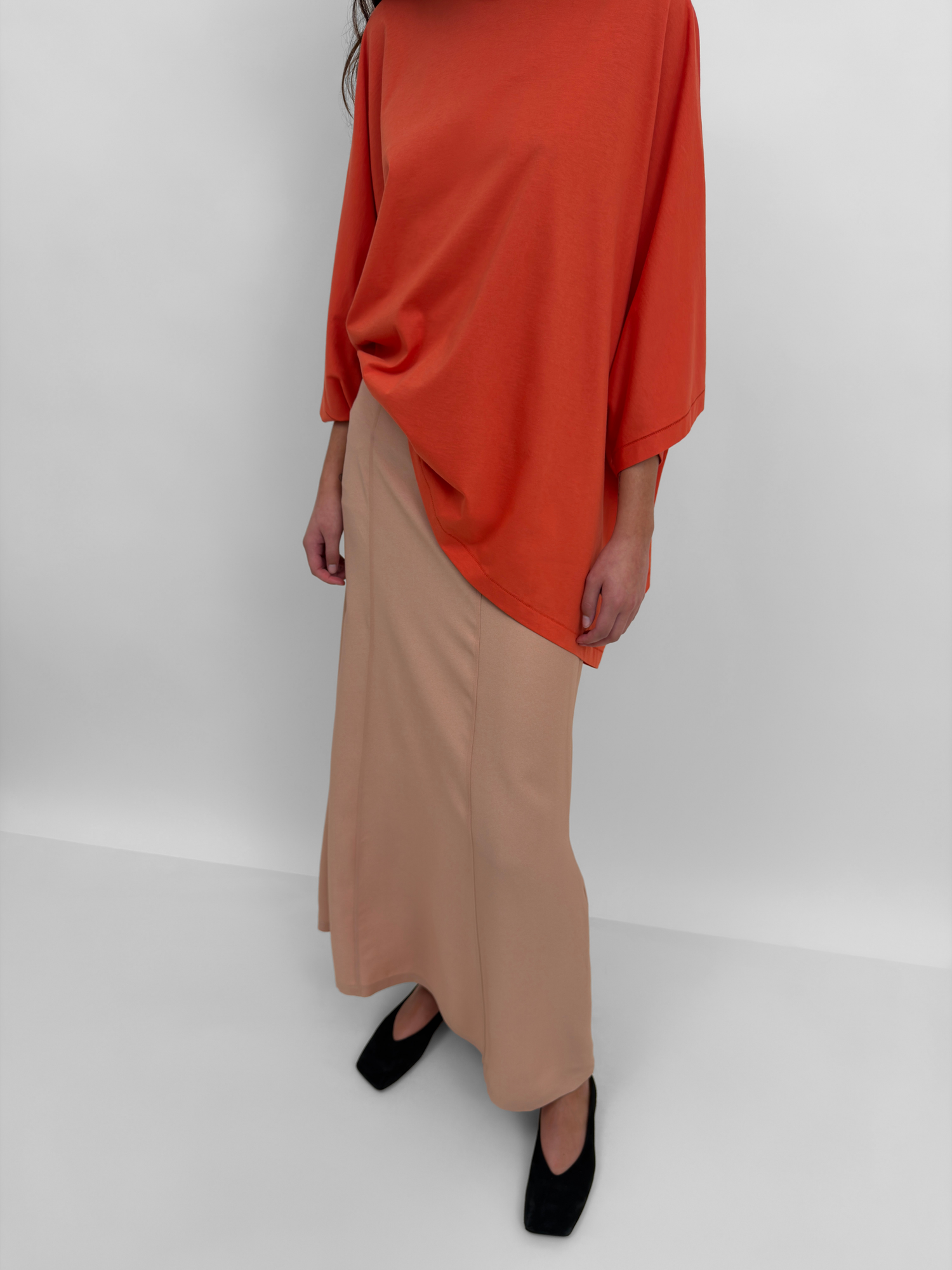 The Marielle fluid bell skirt