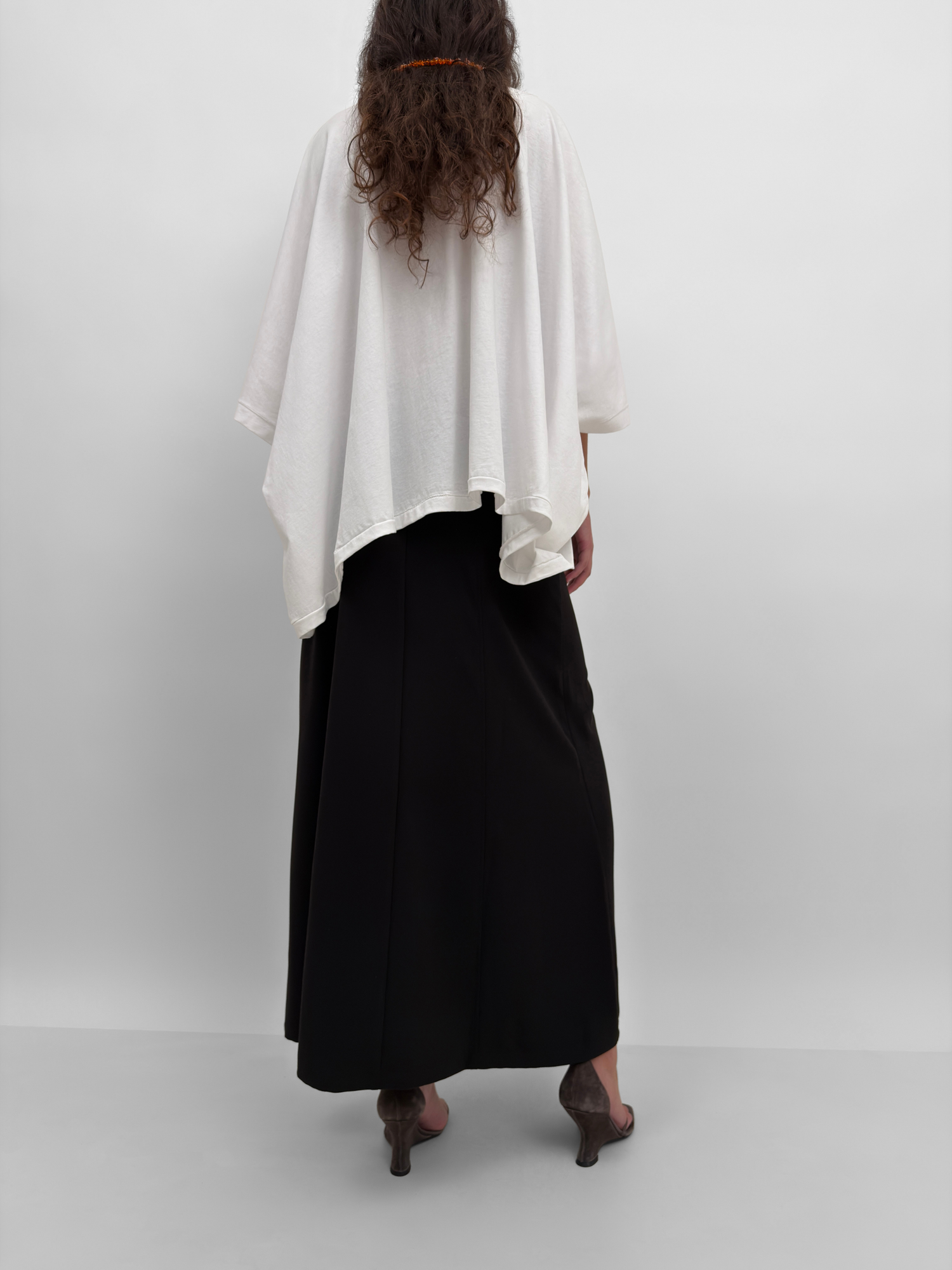 The Marielle fluid bell skirt