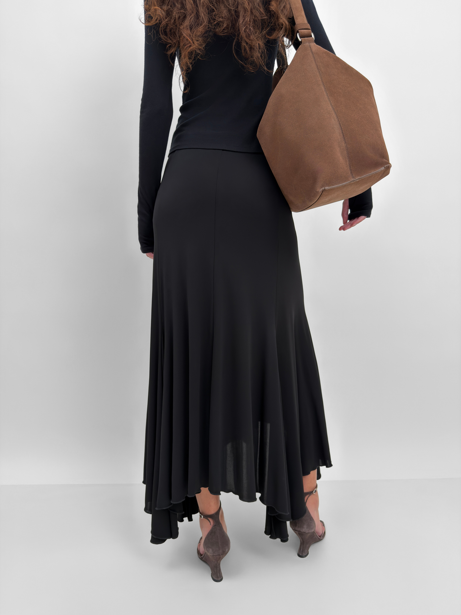 The Sasha jersey bias cut skirt