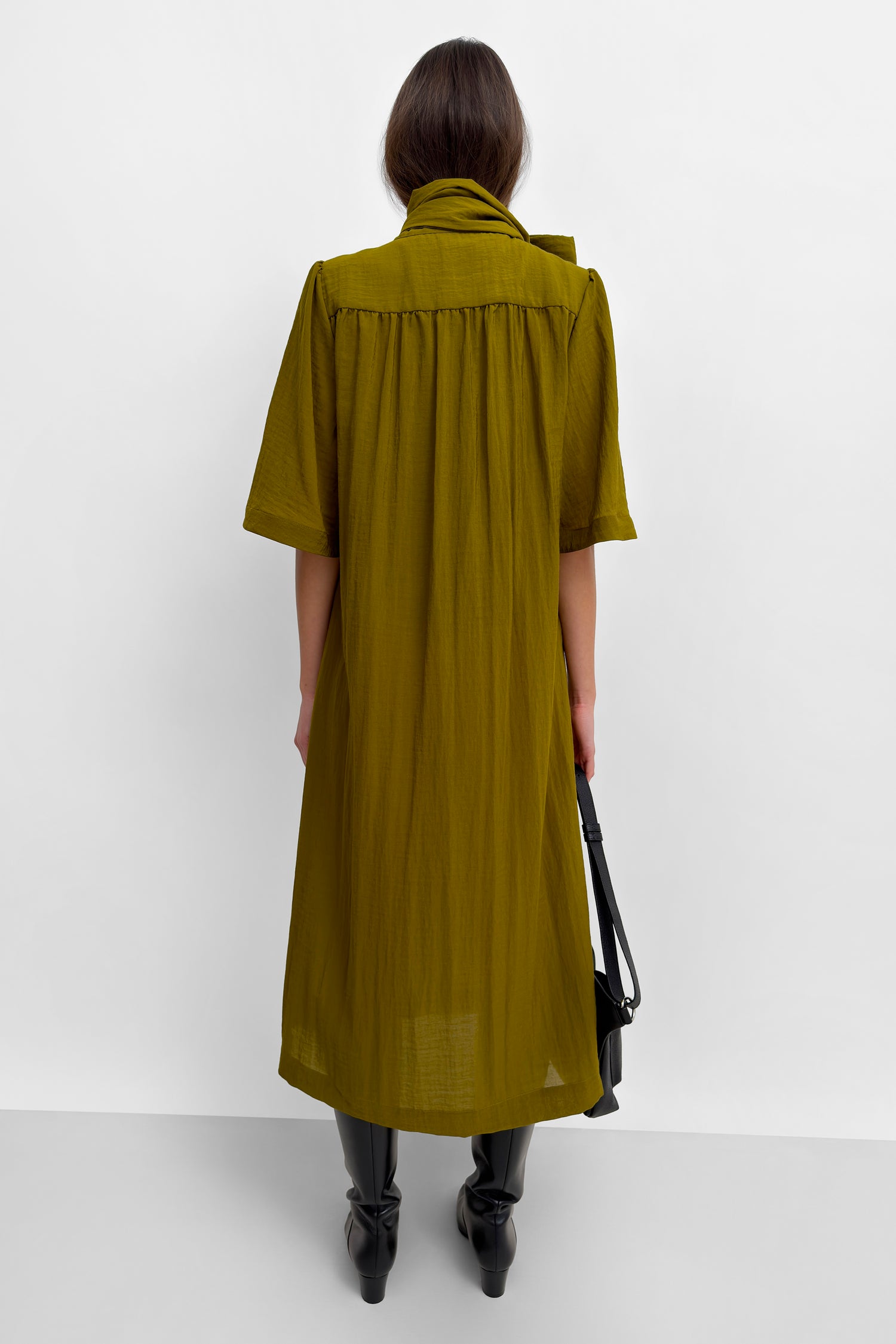 The Adela airy scarf dress