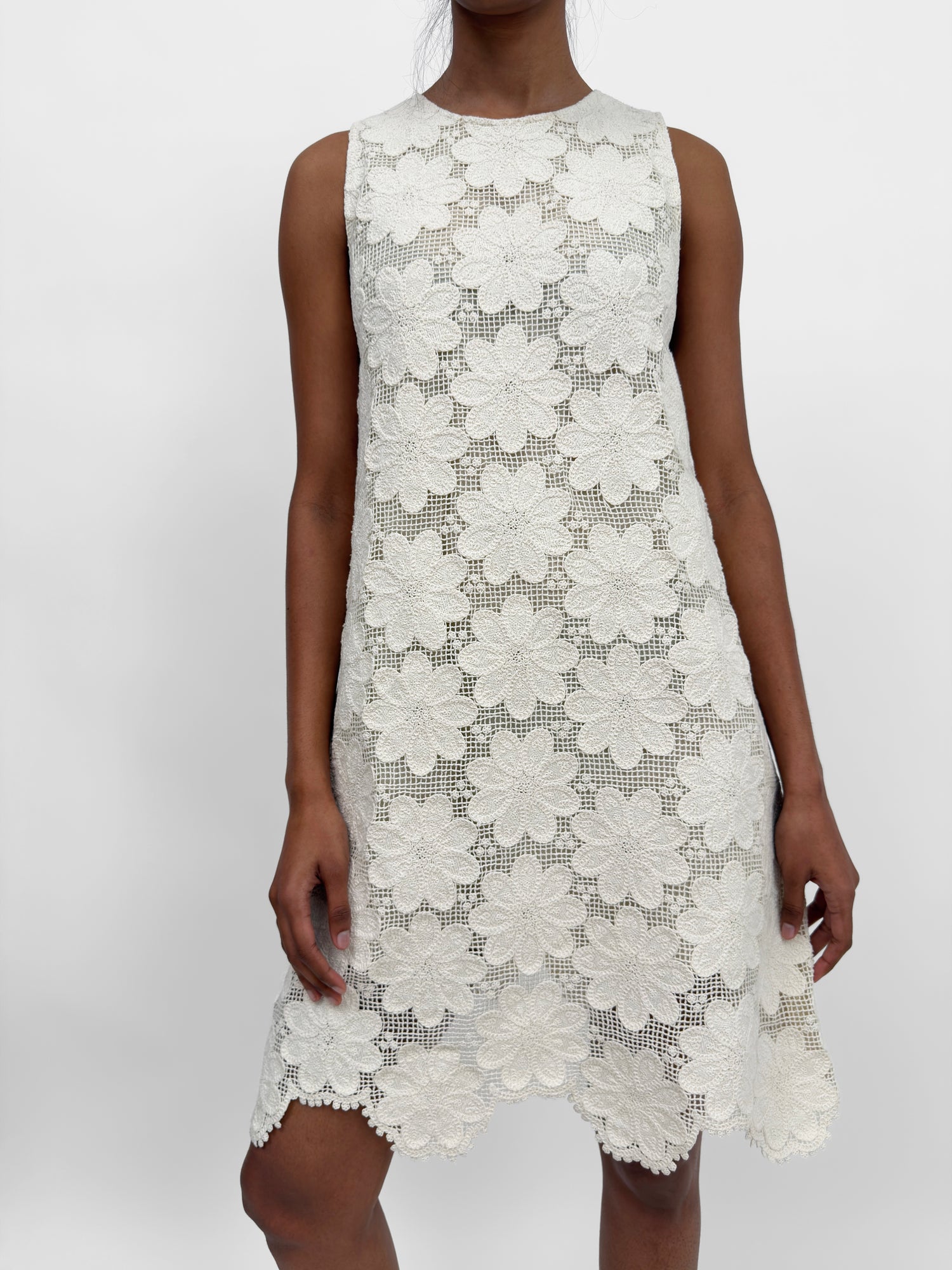 The Ingela crafted crochet shift dress