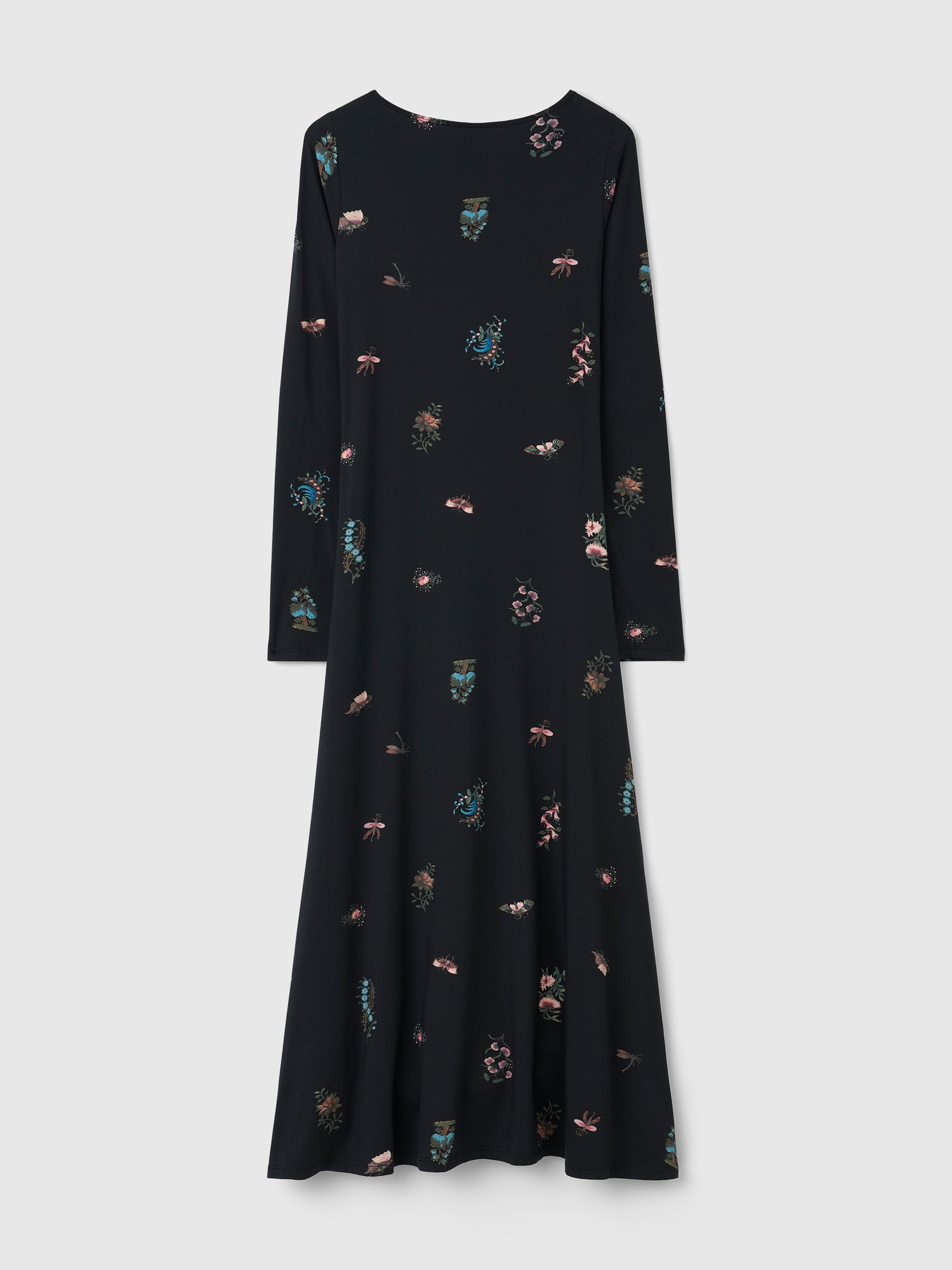 The Kendall open back tricot dress in Duchess