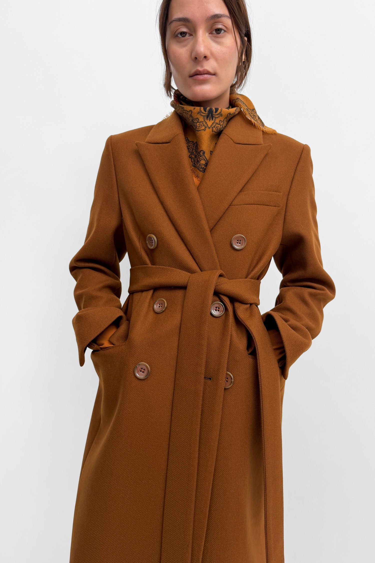 The Lovis double breasted wool coat