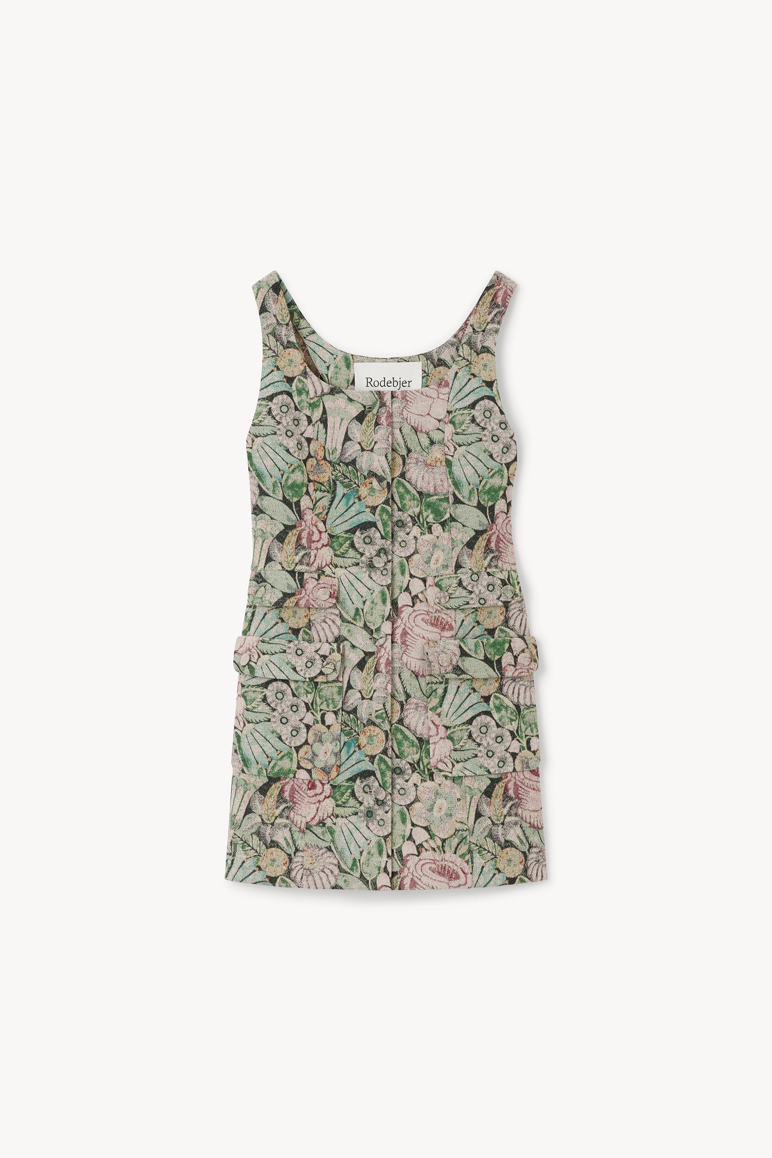 The Nana jacquard vest minidress