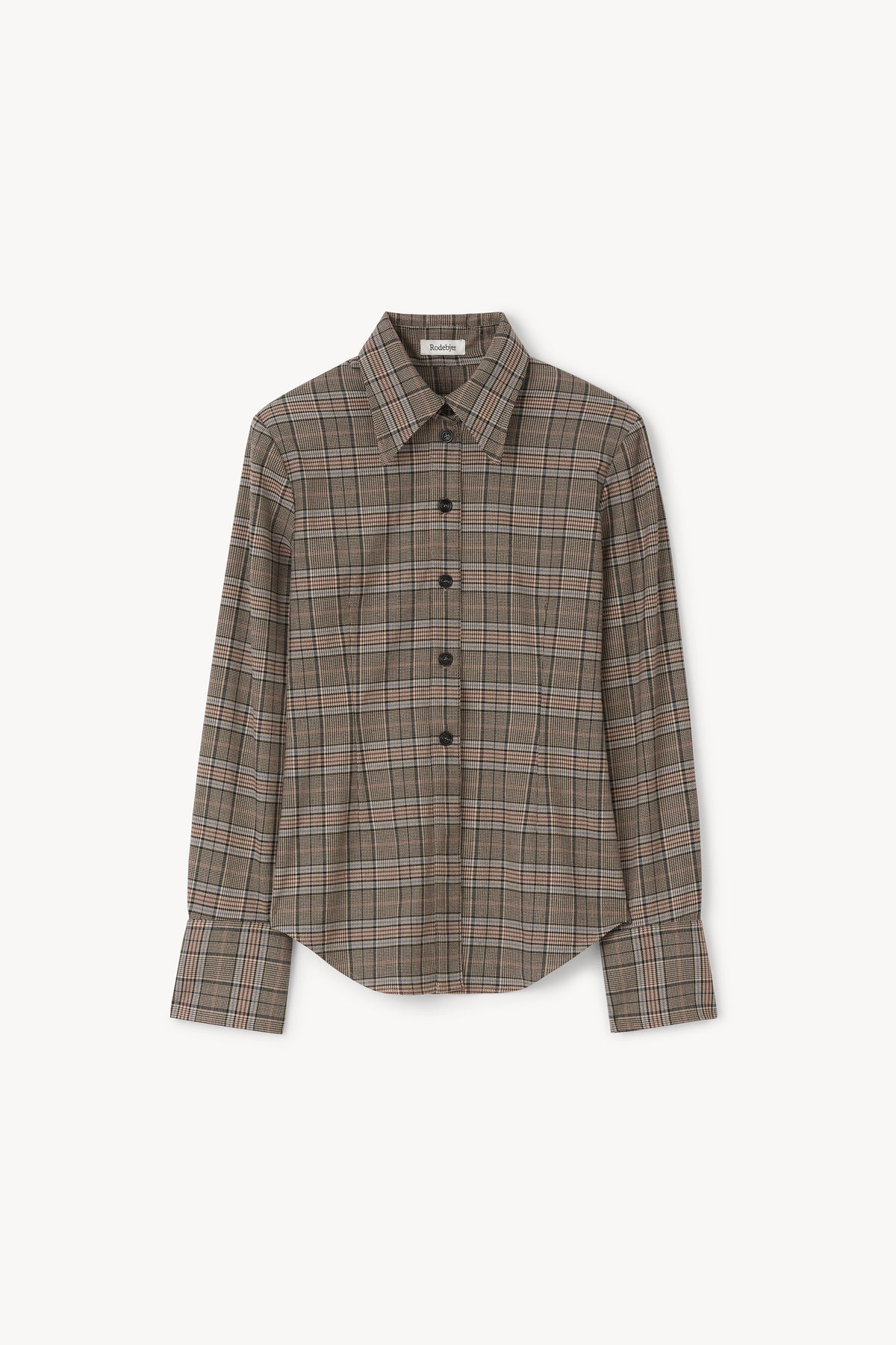 The Nari checkered blazer shirt