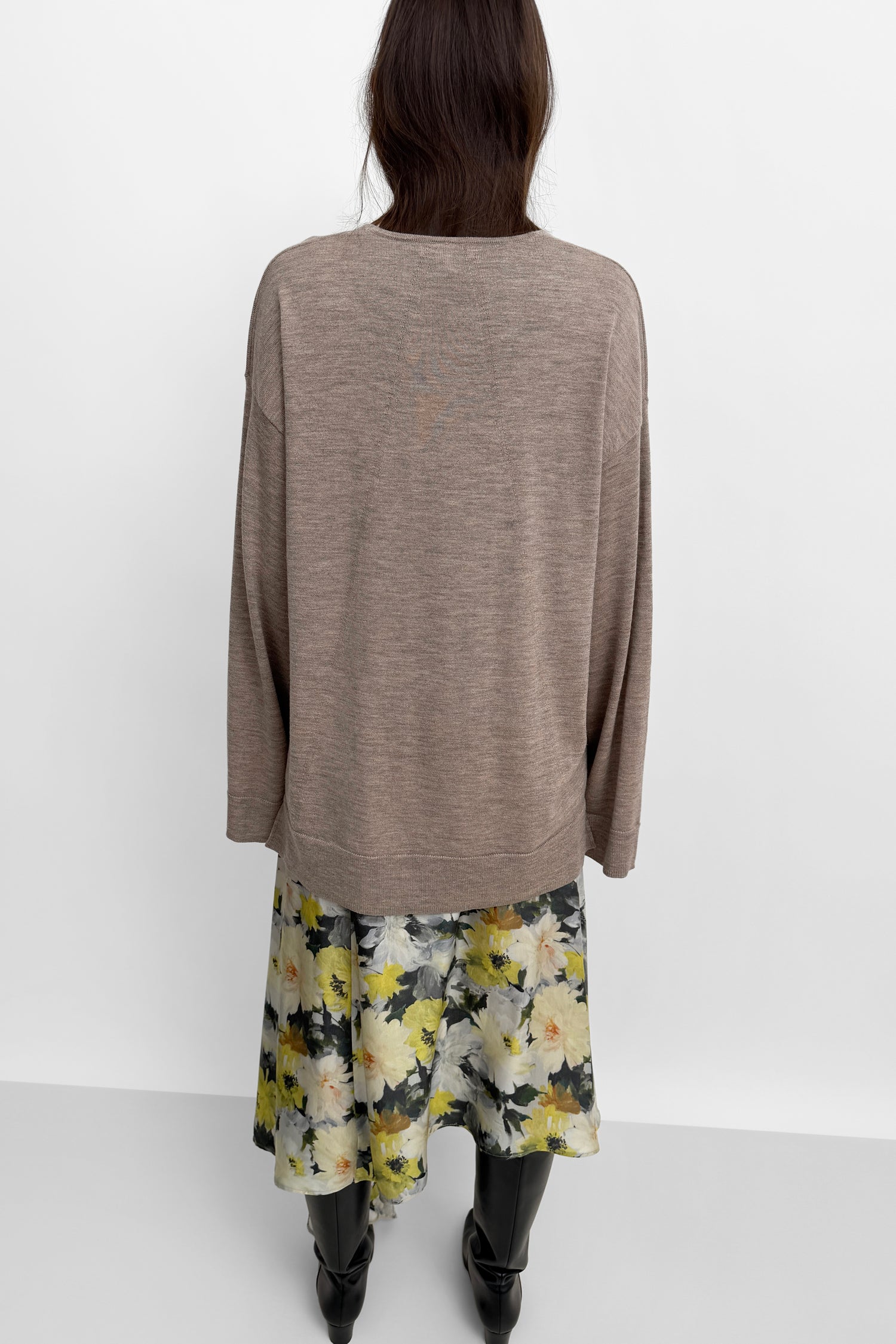 The Phylis wool scarf sweater