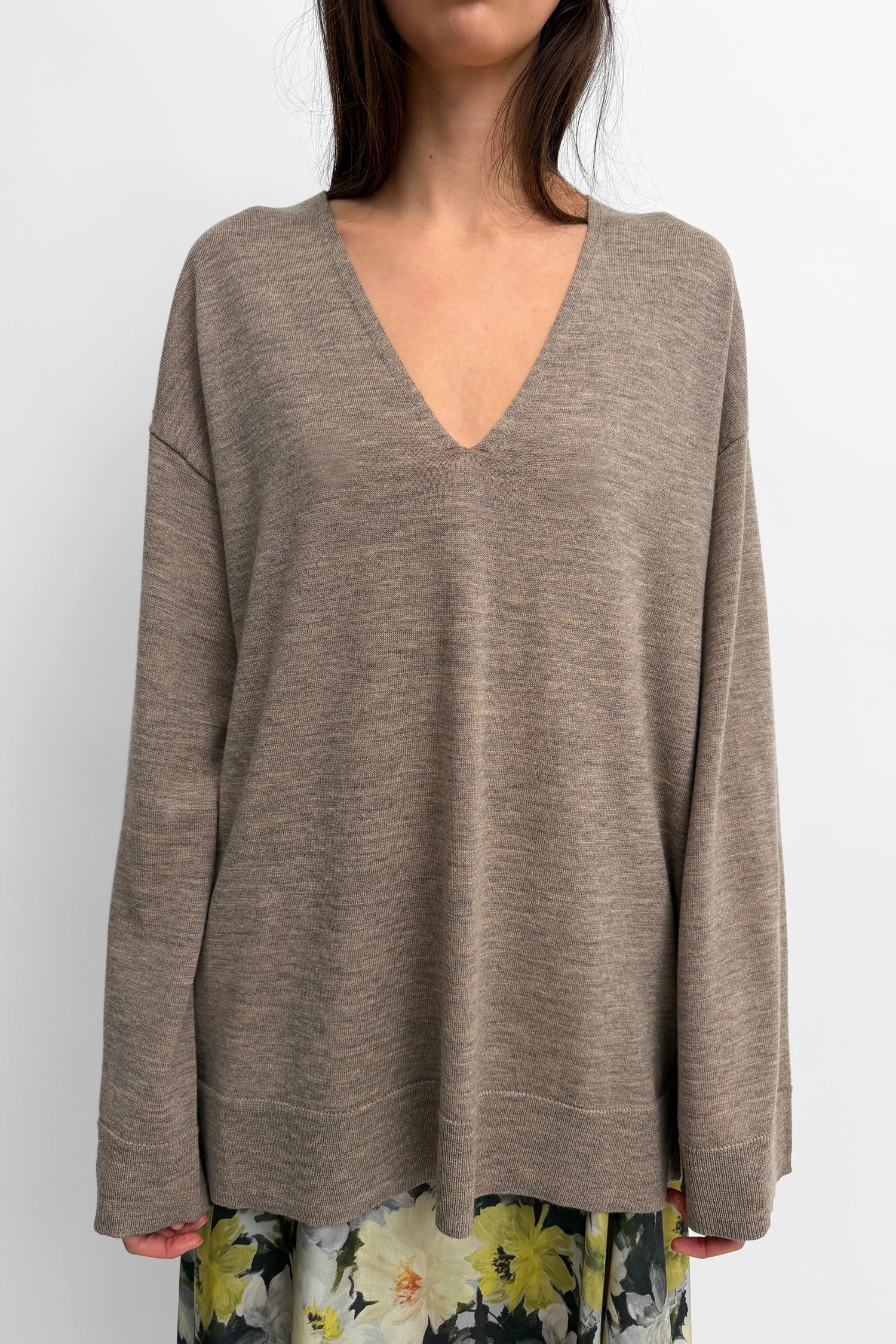 The Phylis wool scarf sweater