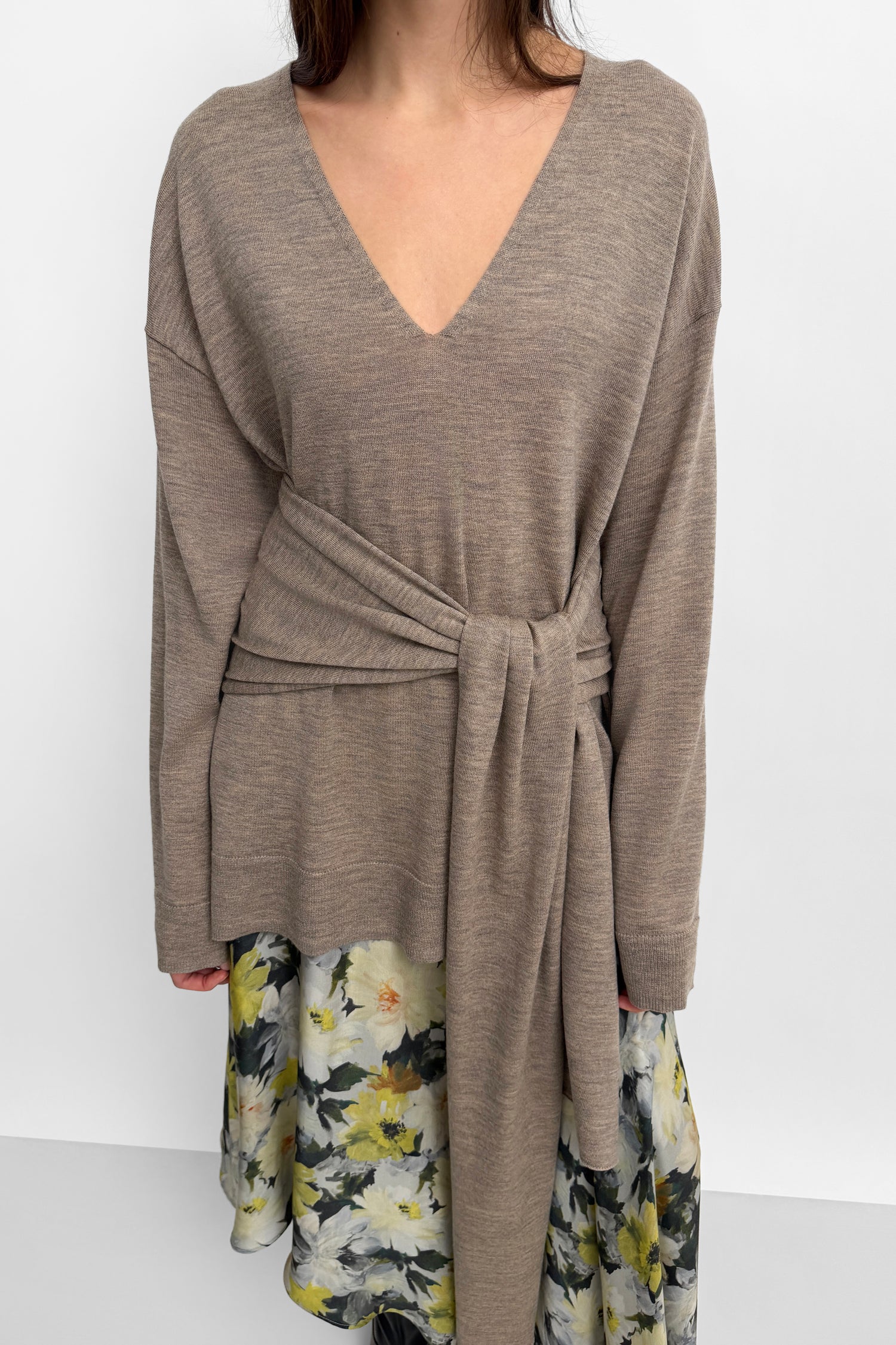 The Phylis wool scarf sweater