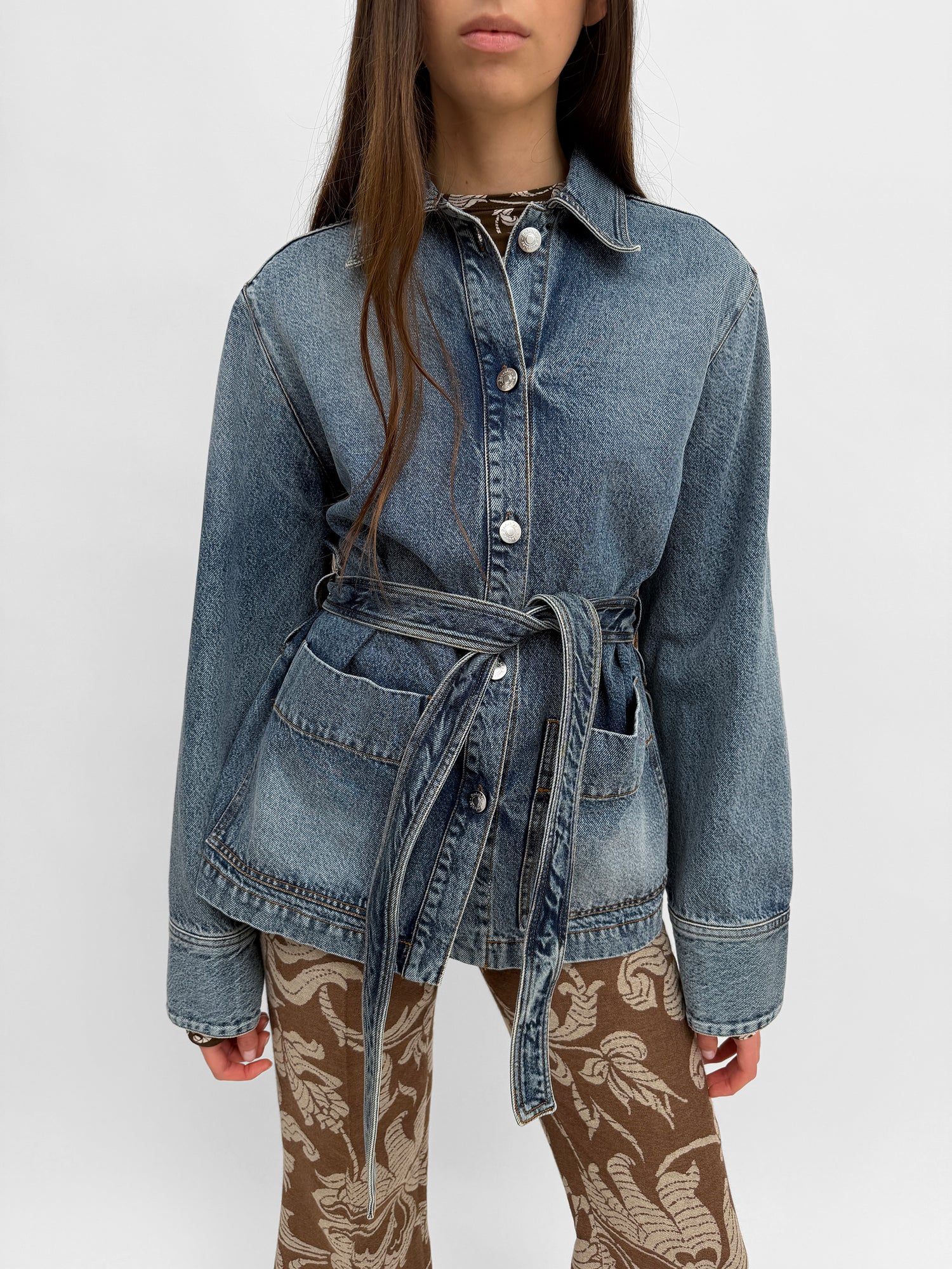 The Pico washed denim overshirt