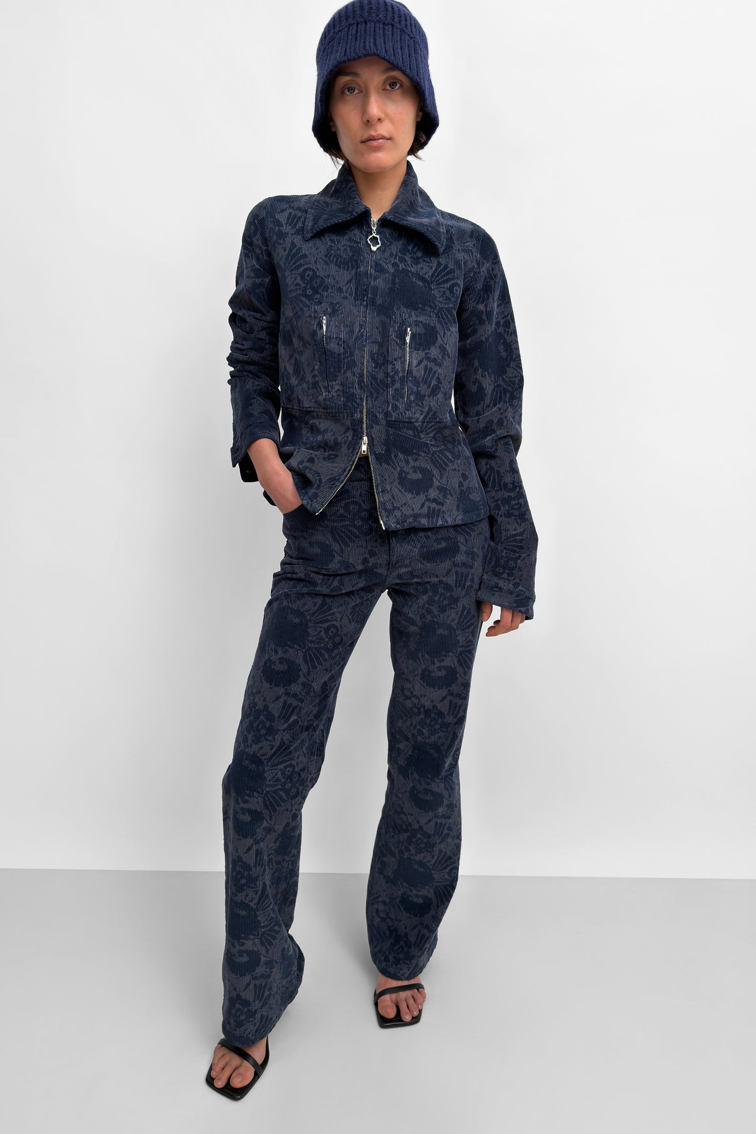 The Mida soft cord kickflare pant