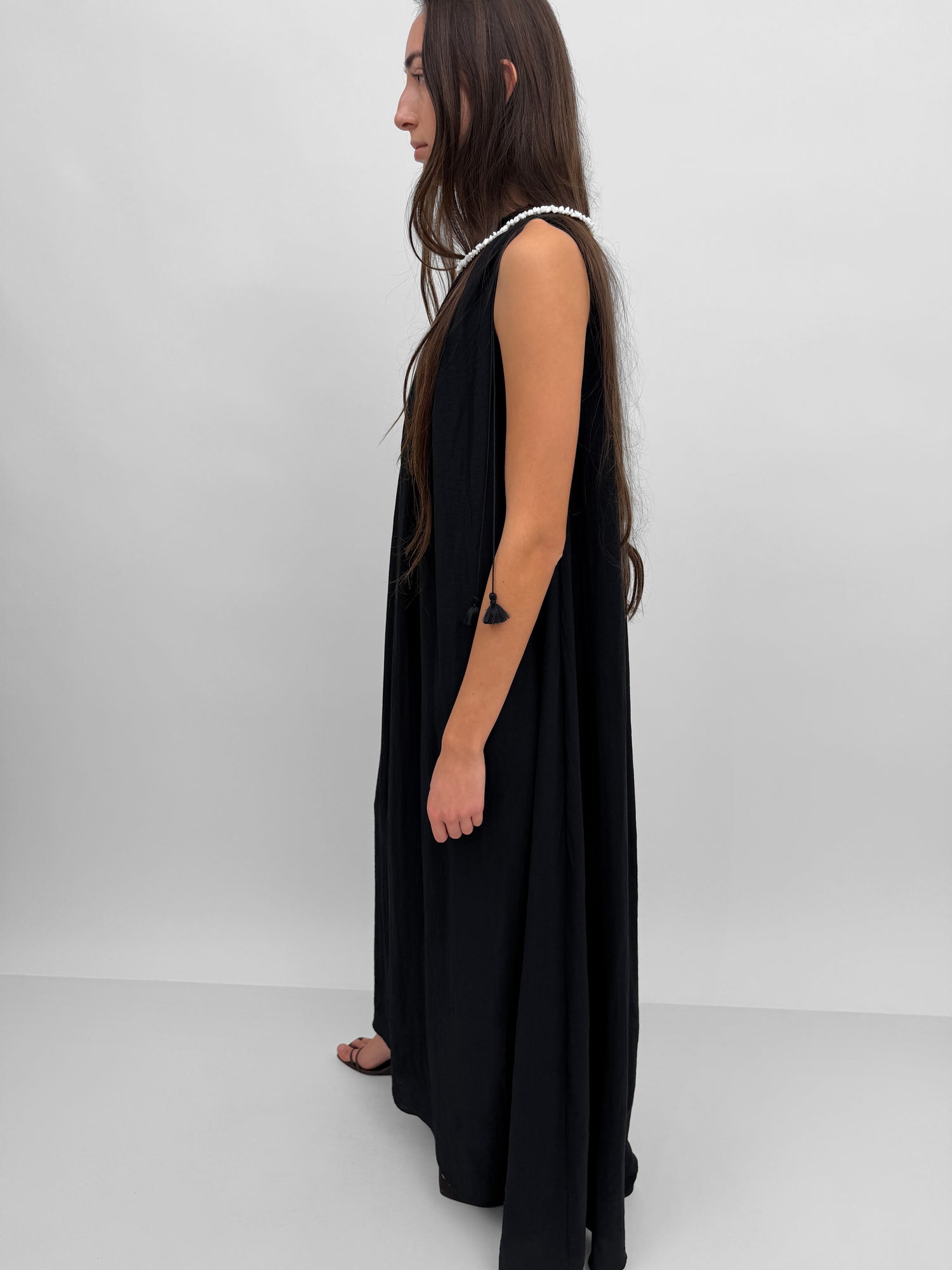 The Lobelia maxi halterneck dress