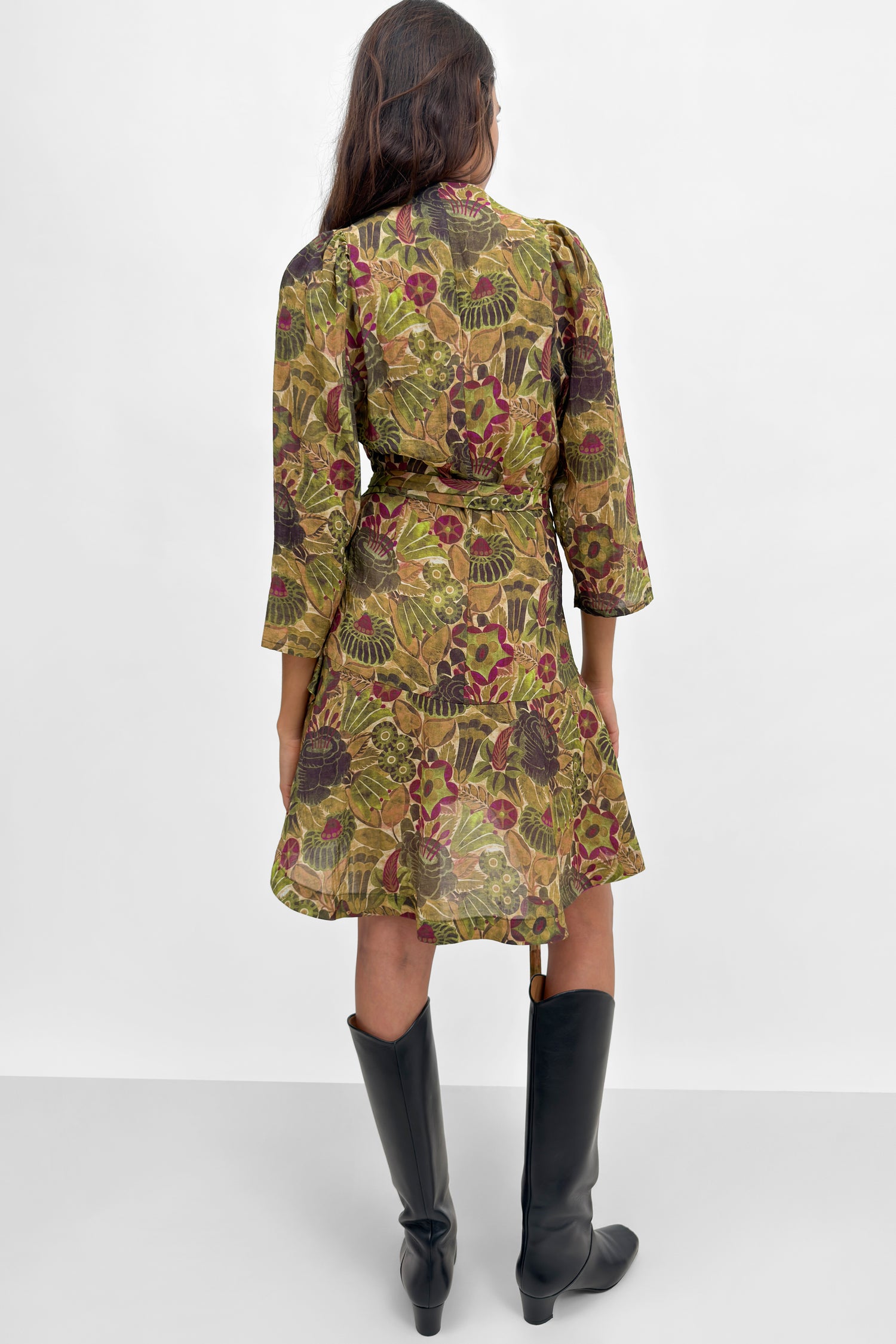 The Milia mini-wrap dress