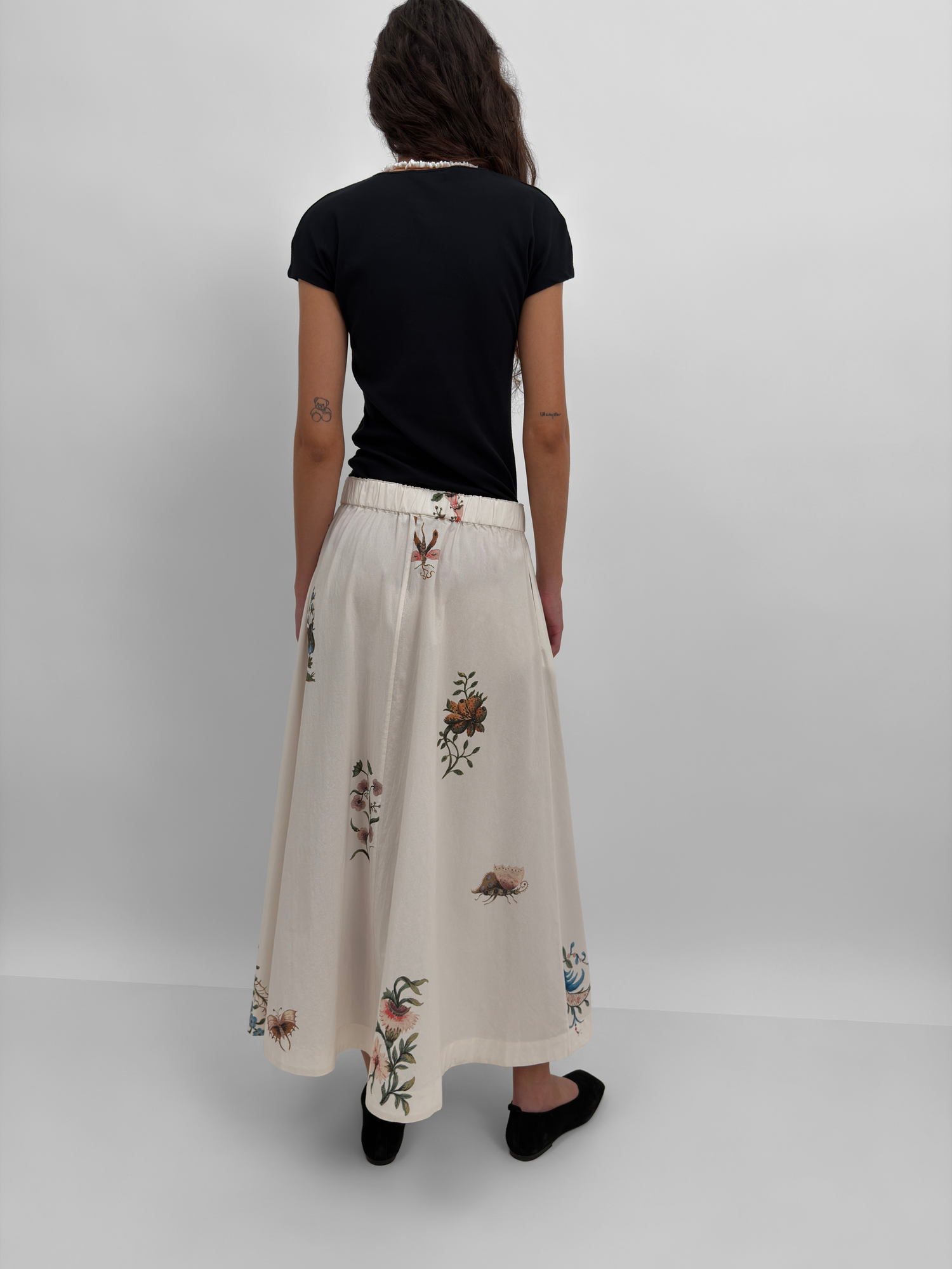 The Marla poplin maxi skirt in Duchess