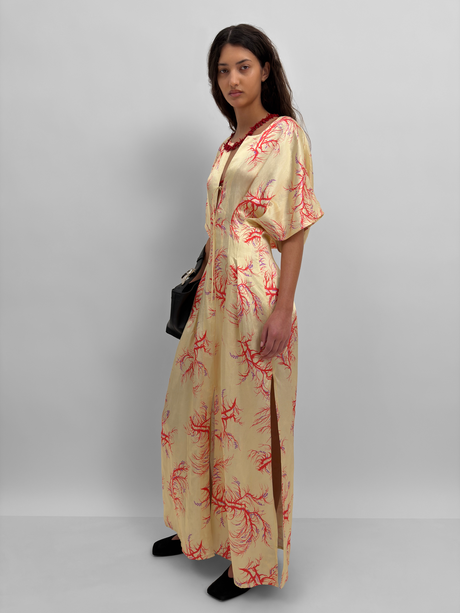 The Kylie maxi dress in Seaweed