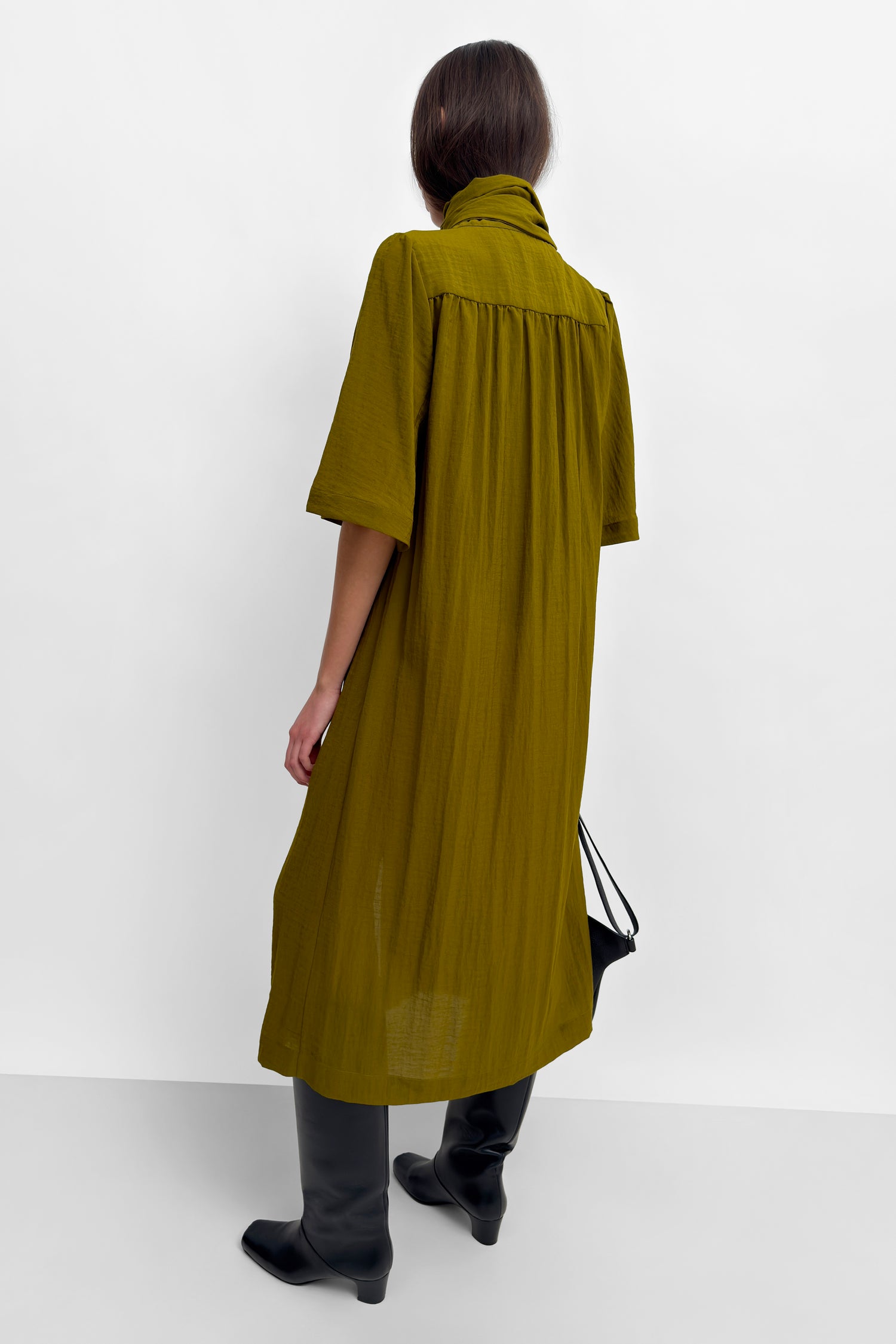 The Adela airy scarf dress
