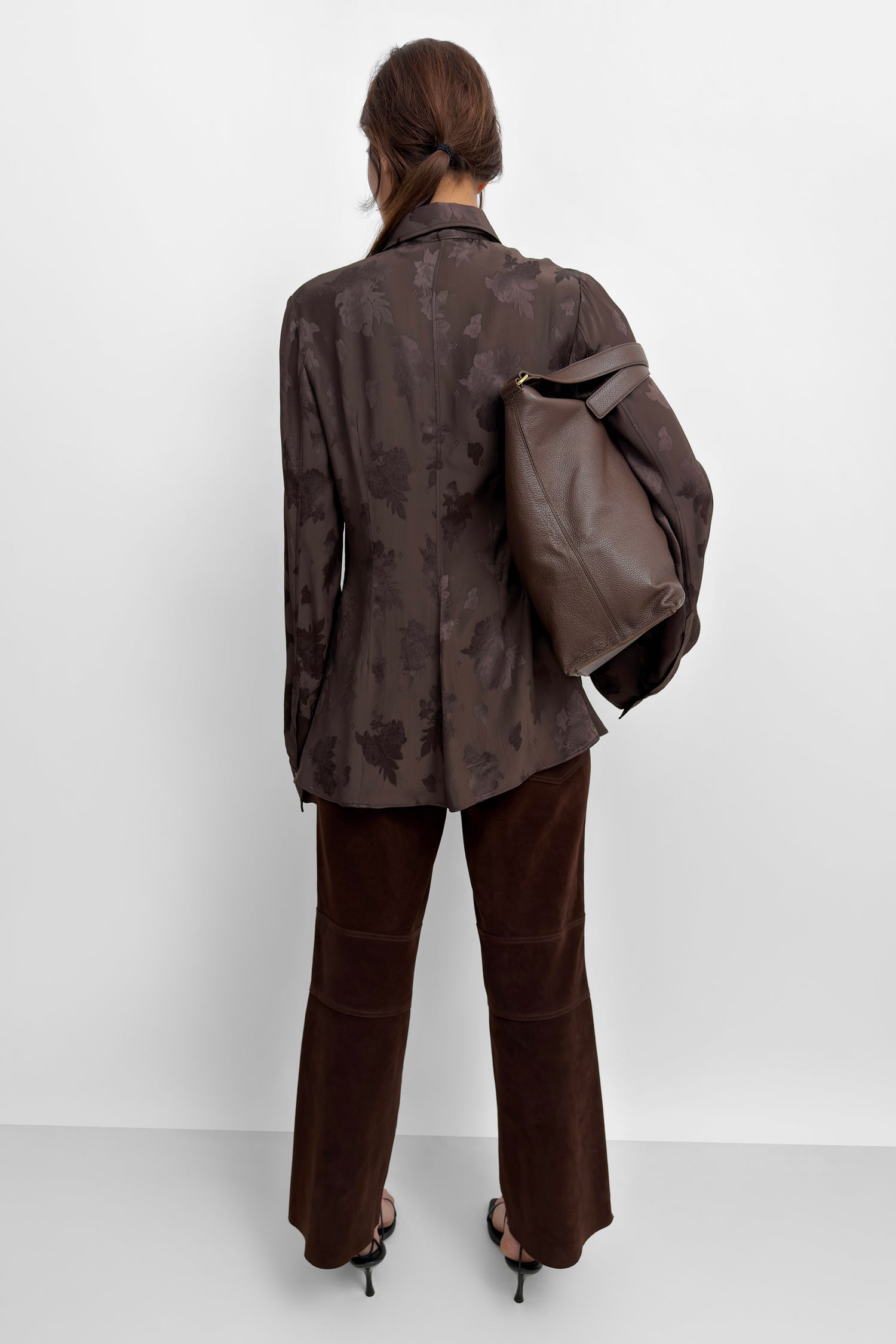 The Euni jacquard shirt blouse