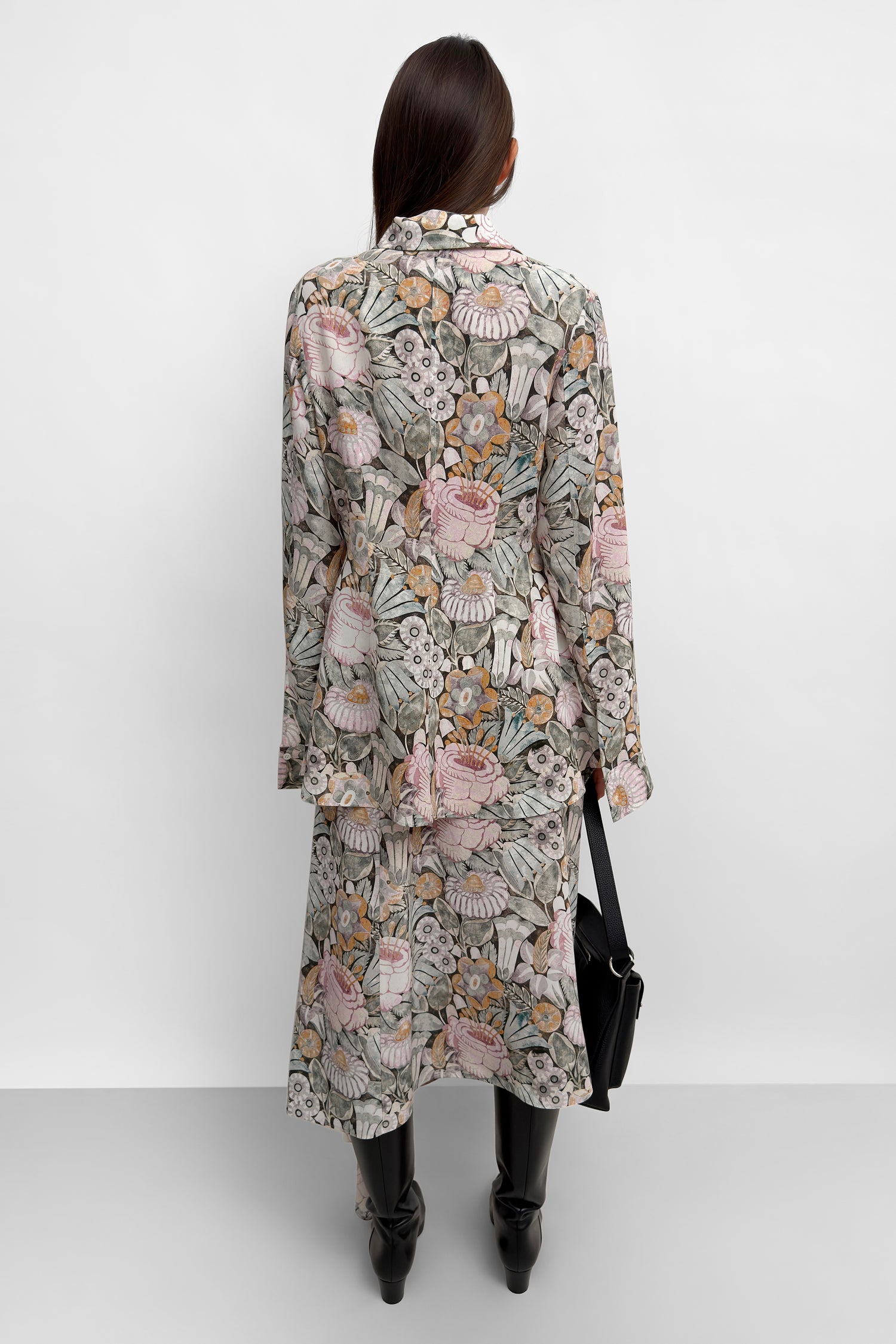 The Euni silk blend shirt blouse