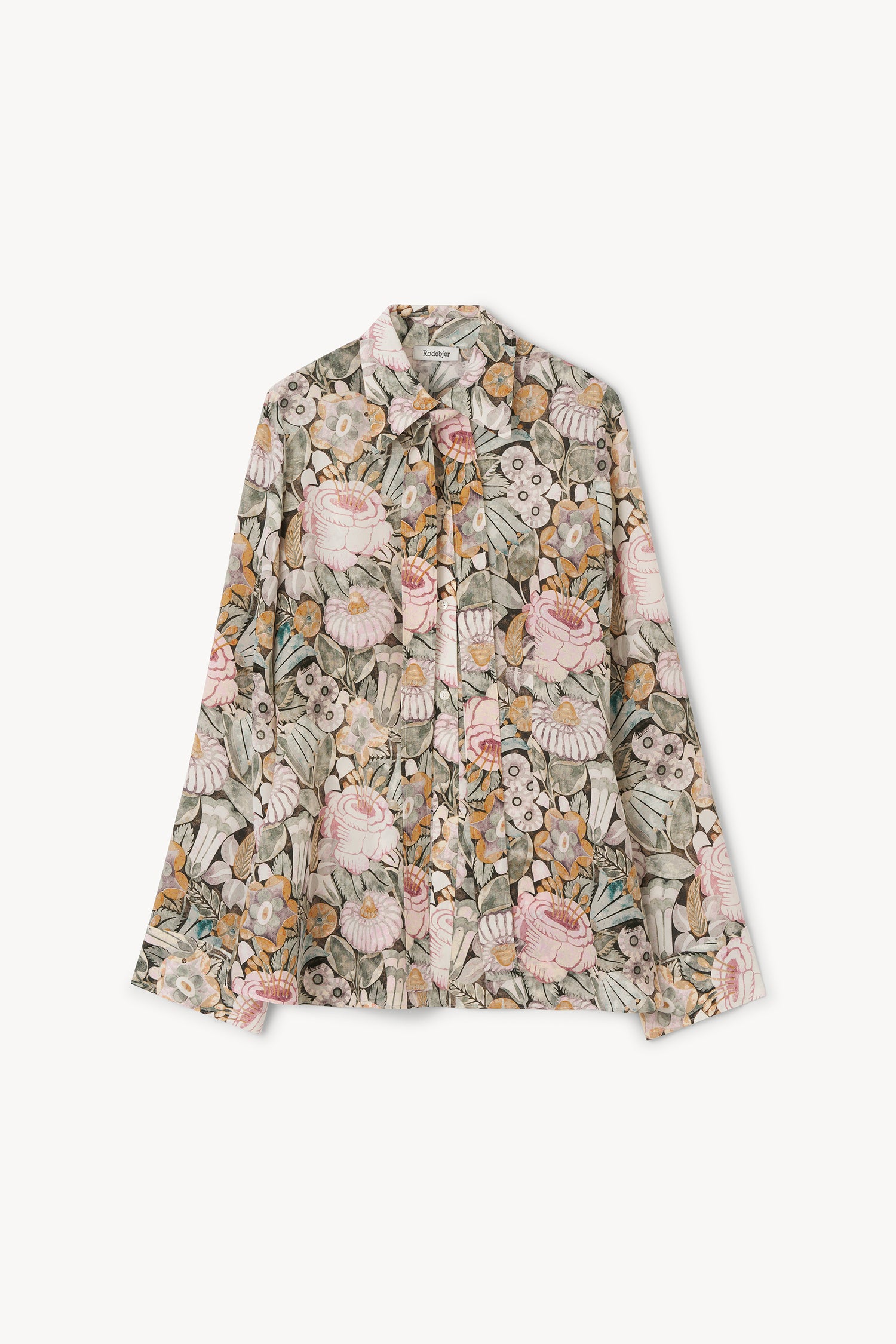 The Euni silk blend shirt blouse