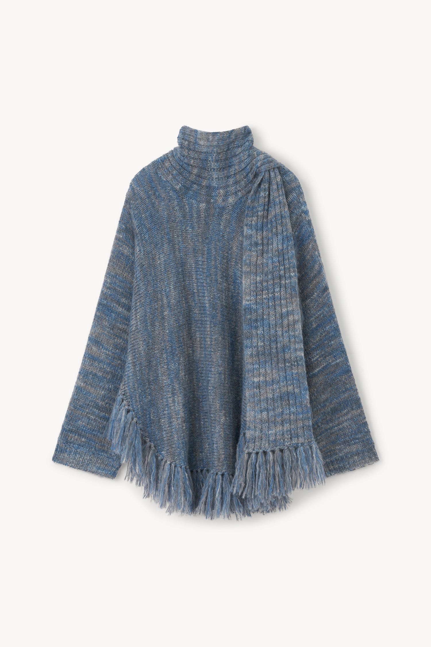 The Hana mohair blend poncho knit