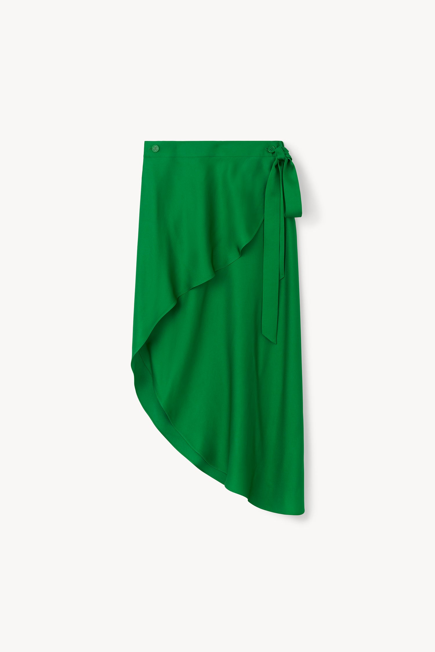 The Haza asymmetric wrap pencil skirt