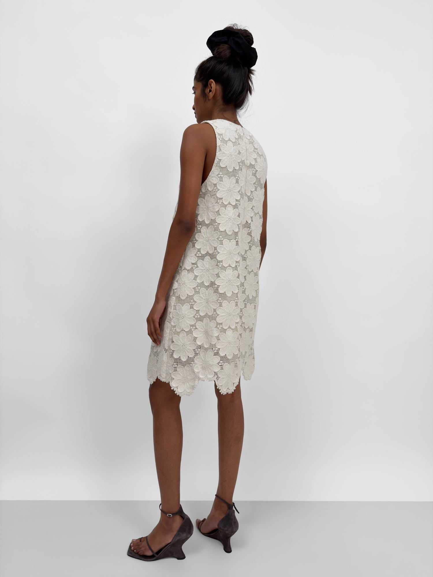 The Ingela crafted crochet shift dress