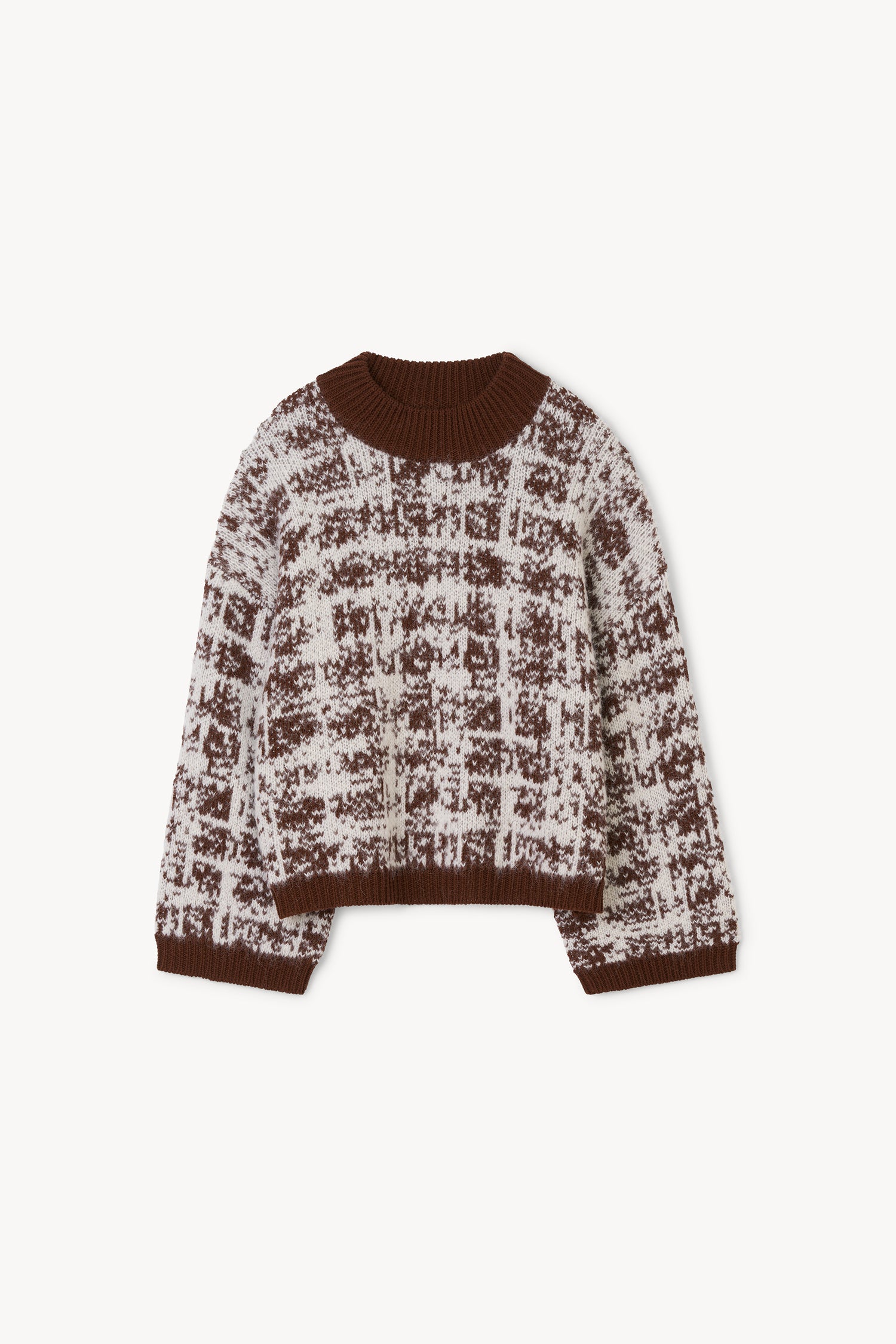 The Jinsol wool alpaca knit fishermans sweater