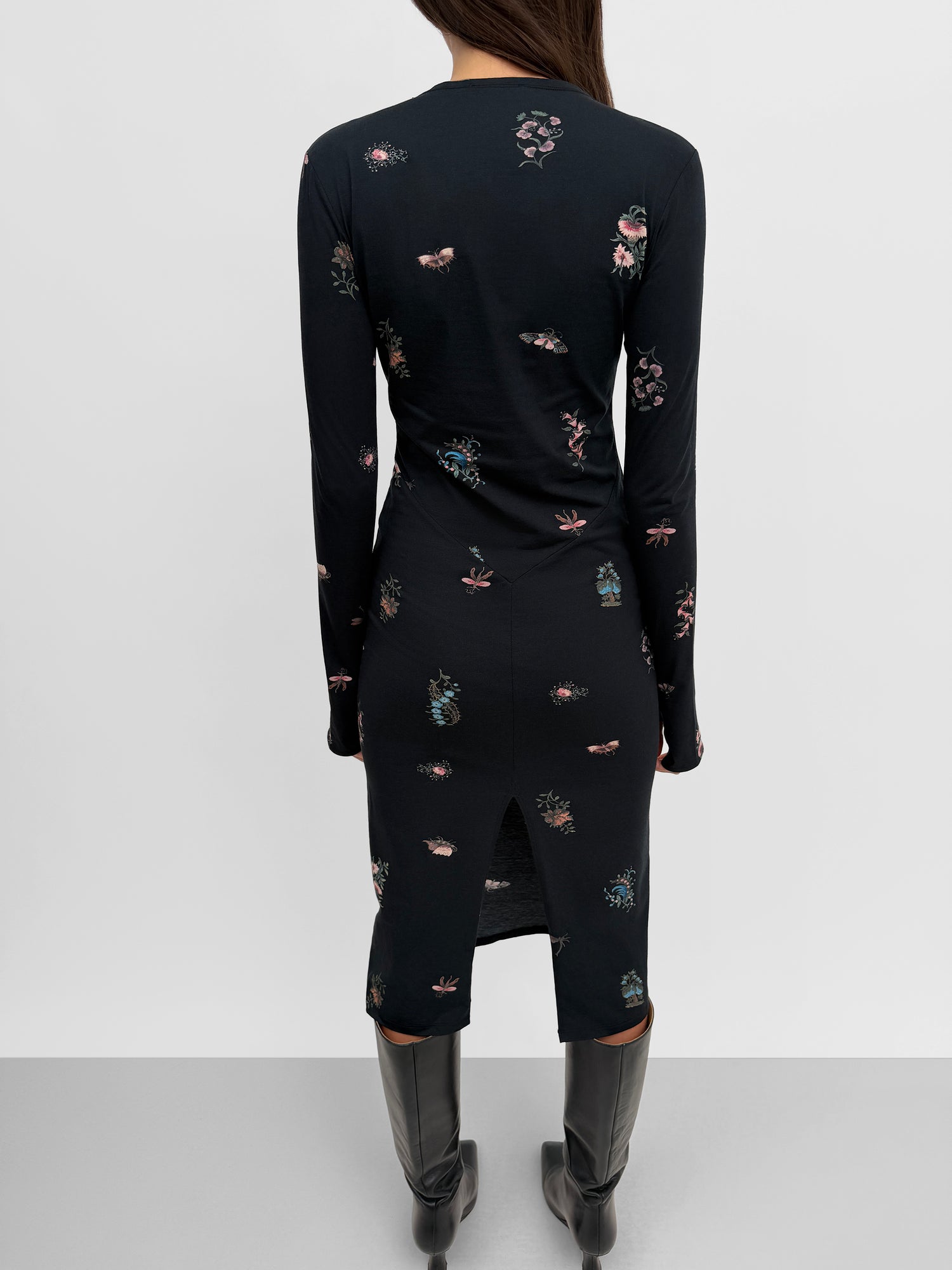 The Karlai long sleeve dance dress in Duchess