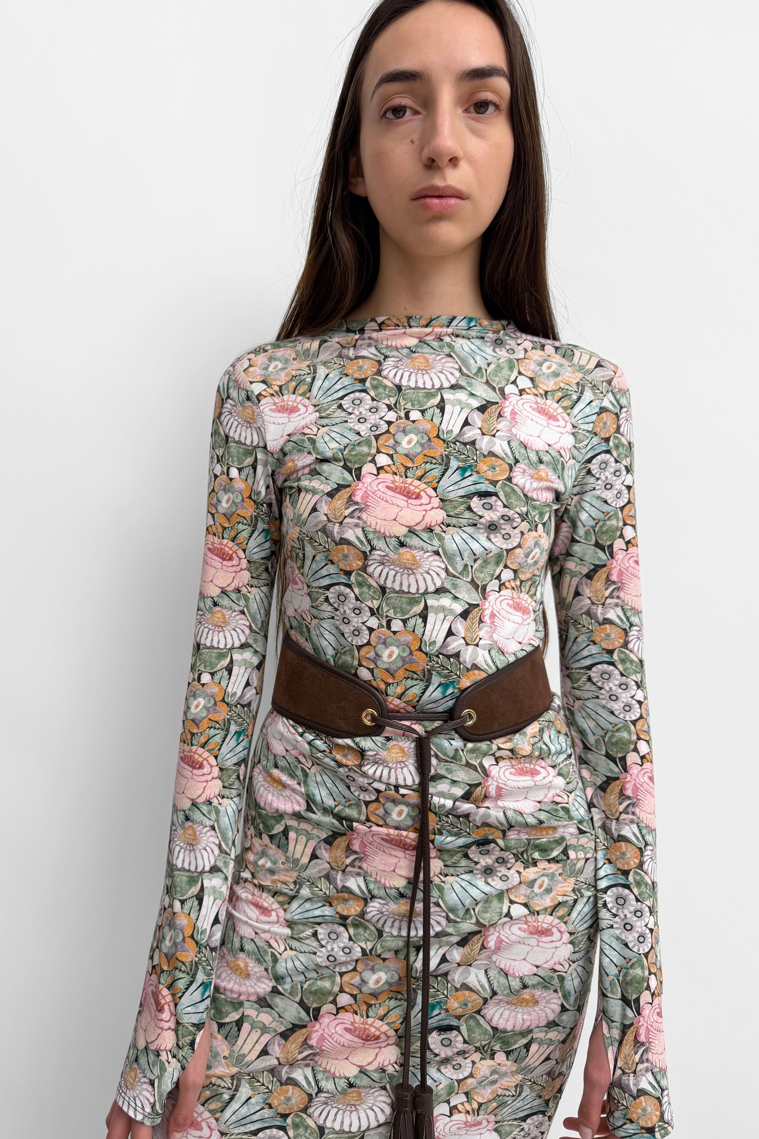 The Karlai long sleeve dance dress