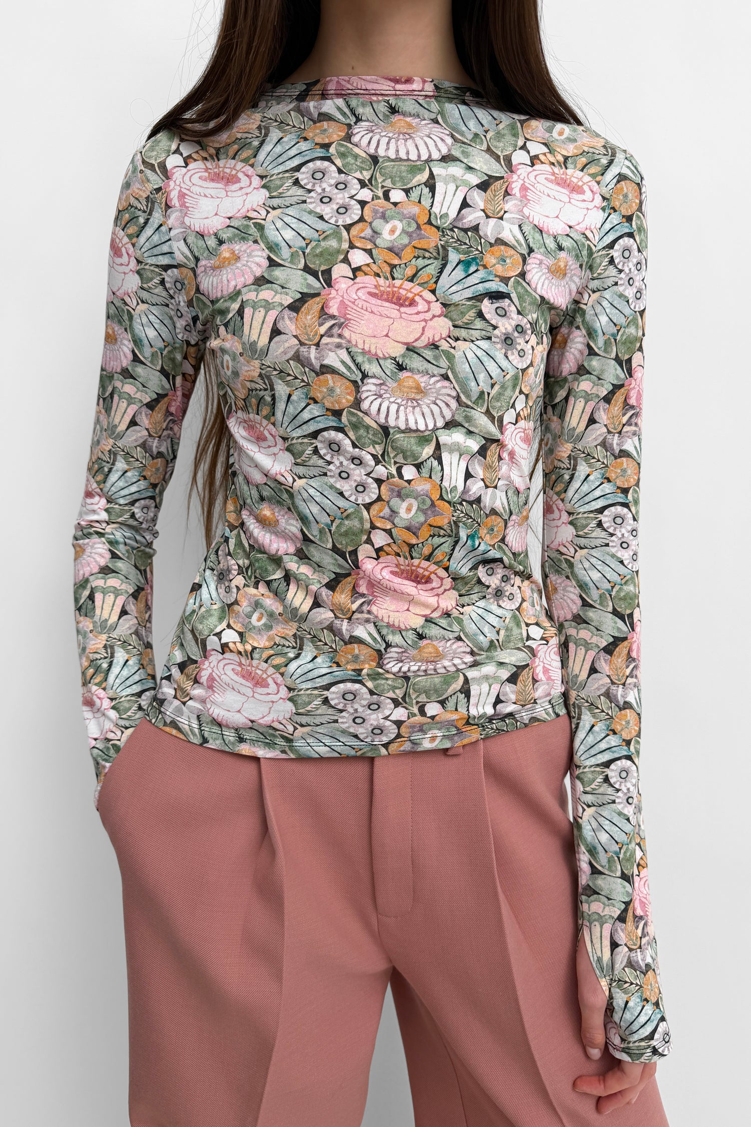 The Karlai long sleeve dance top