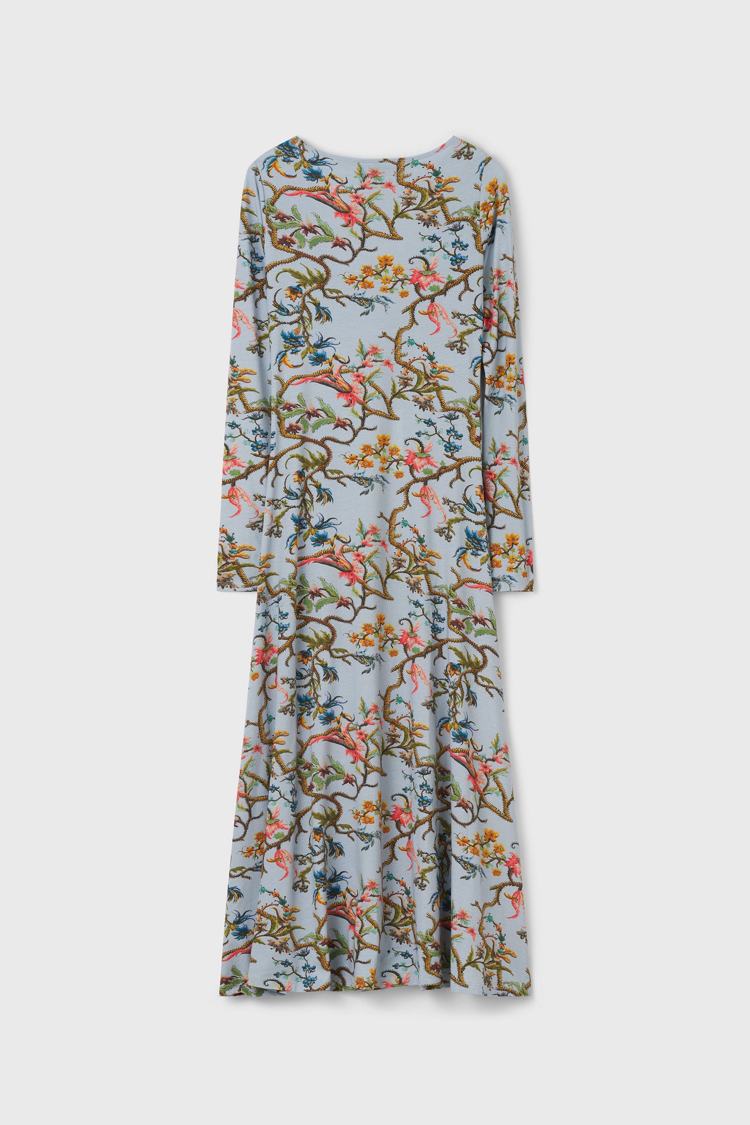 The Kendall Open back tricot dress in Trailing