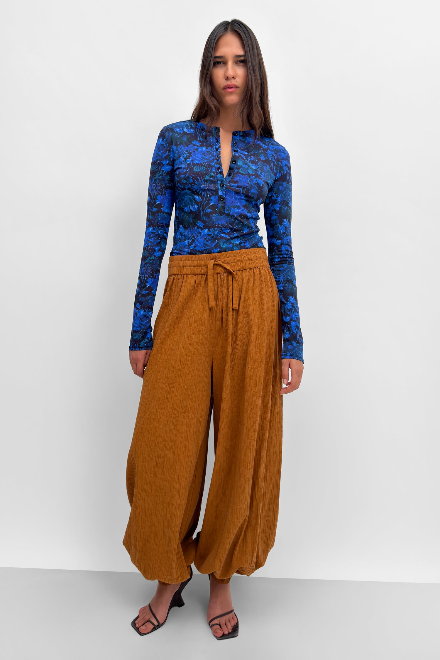 The Kiara Henley shirt top
