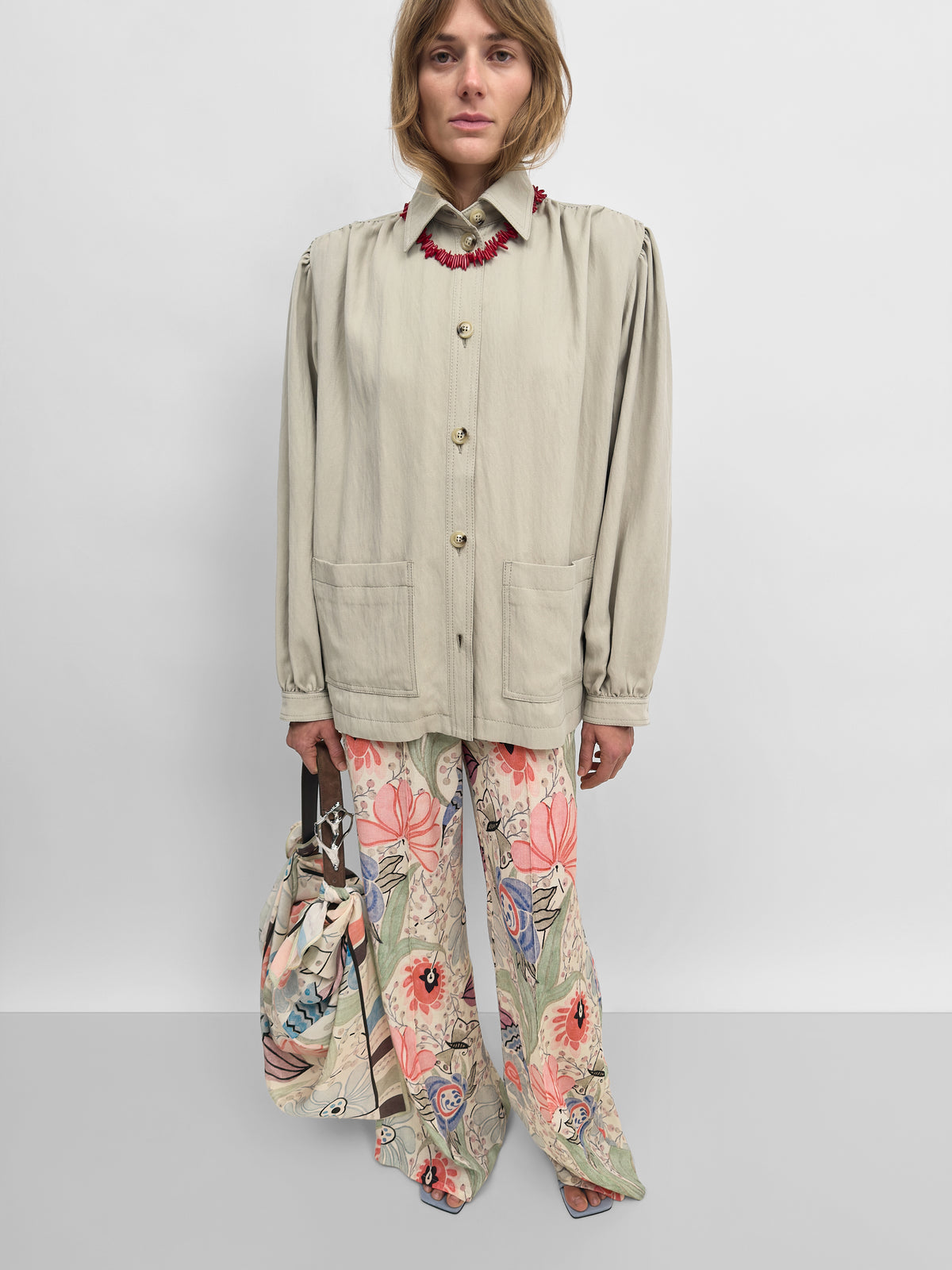 The Lauren tencel blouse jacket
