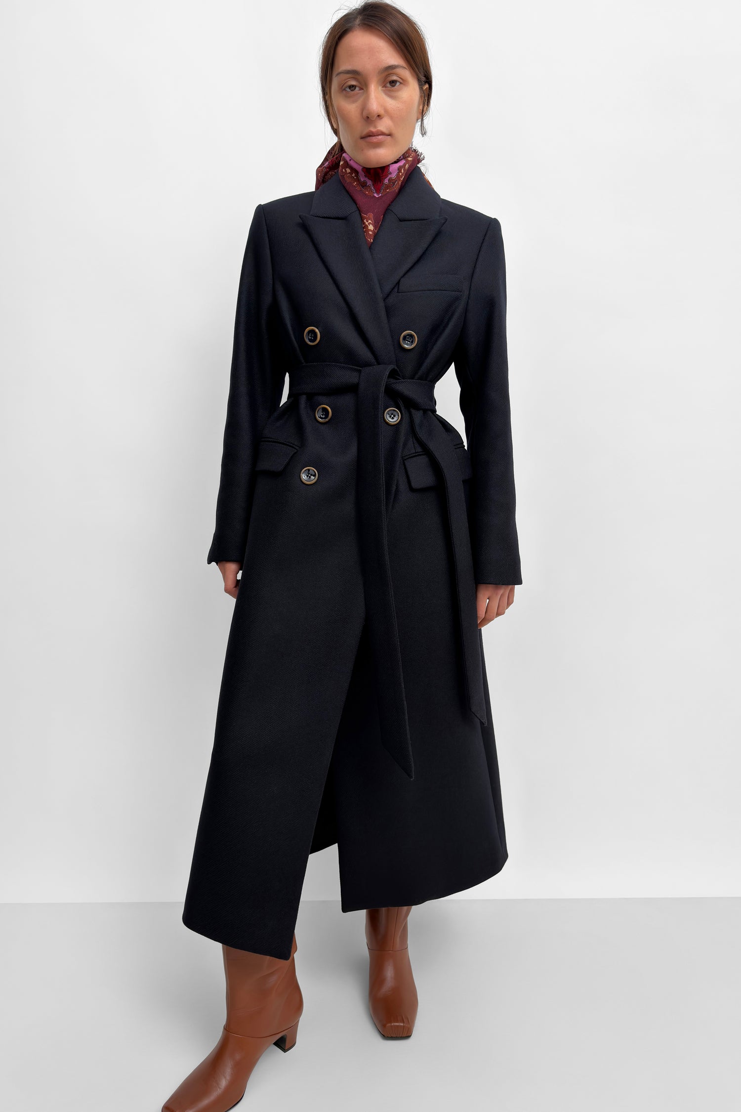 The Lovis double breasted wool coat