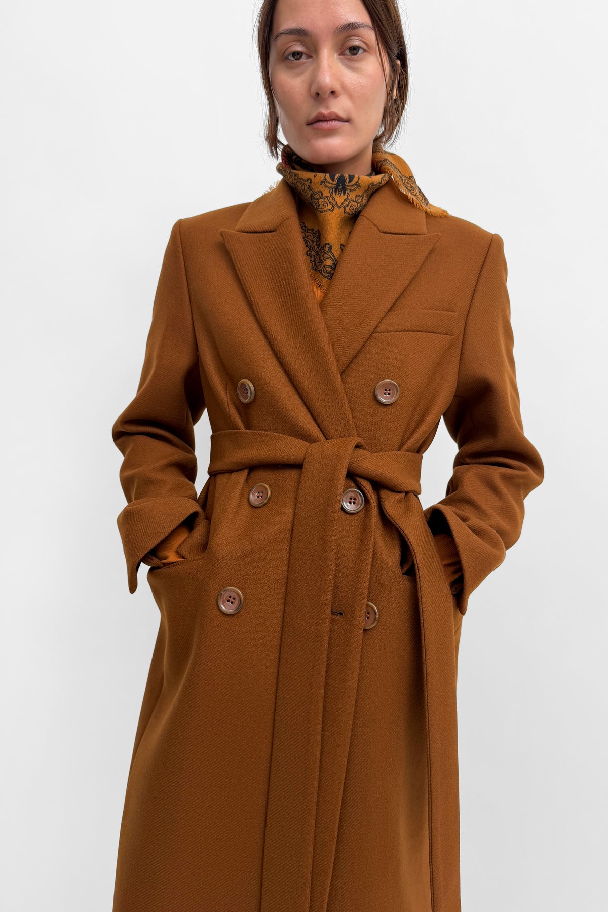 The Lovis double breasted wool coat