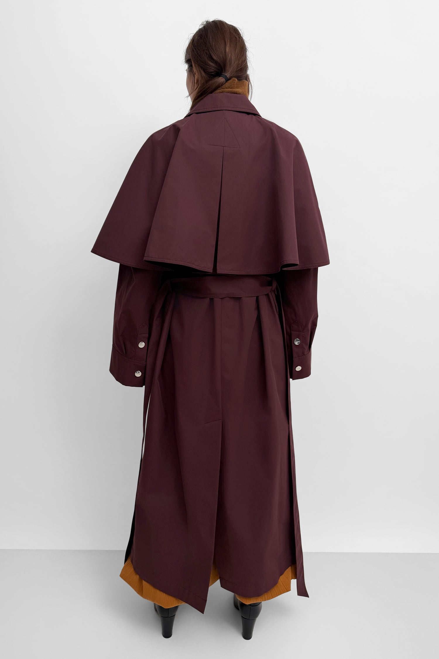 The Malin Long country cape coat