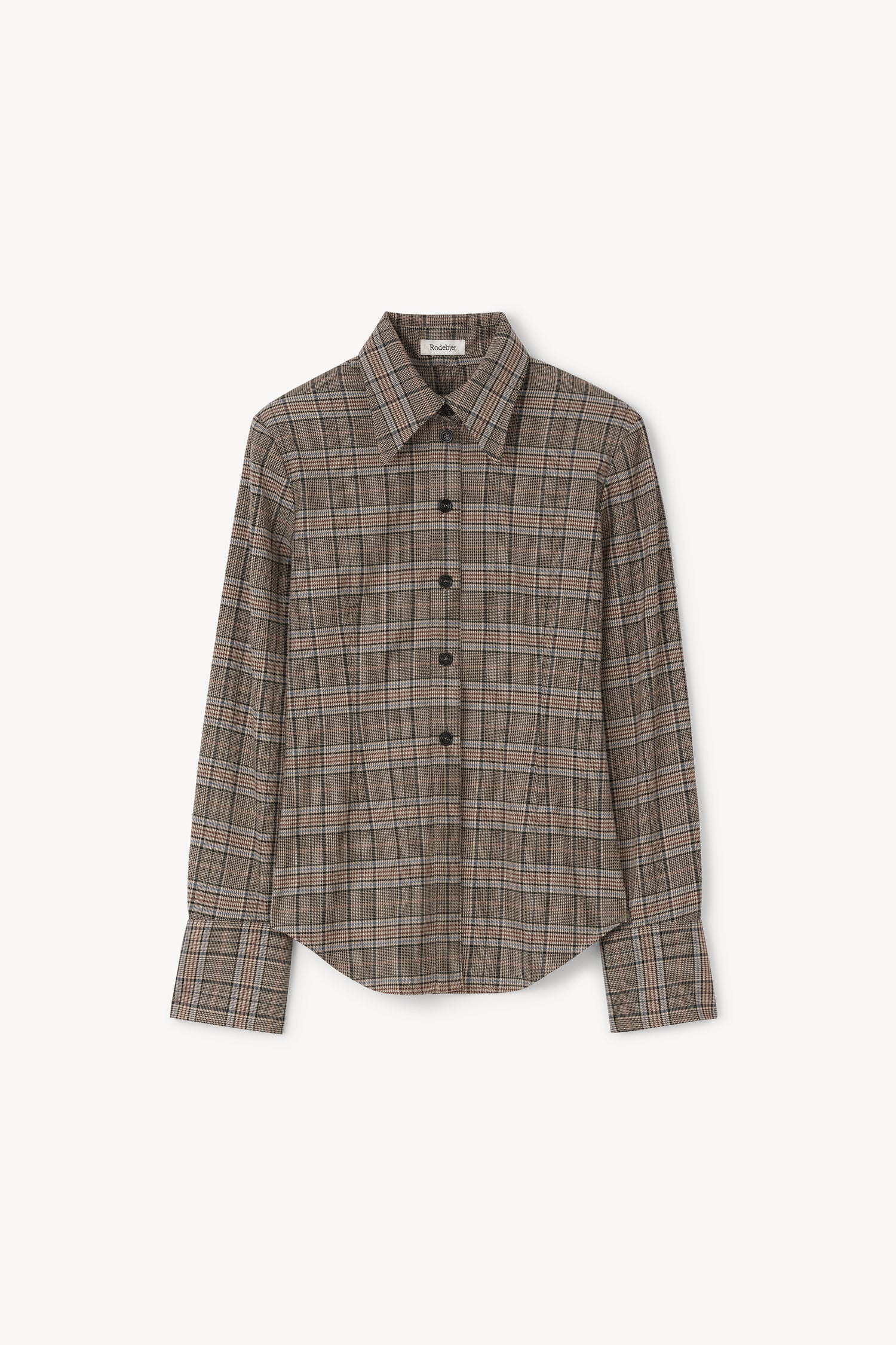 The Nari checkered blazer shirt