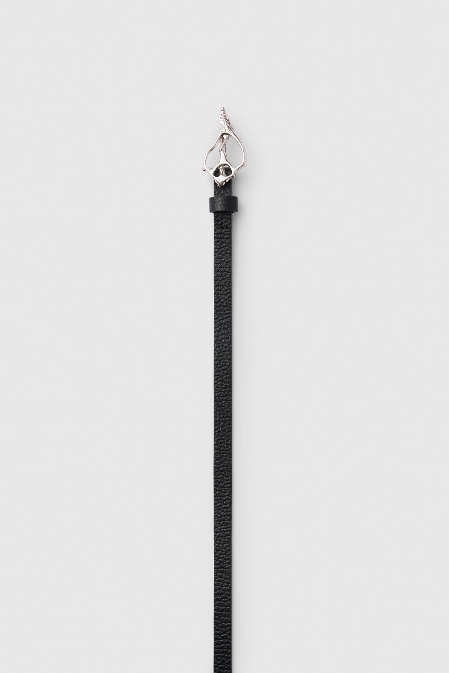 The Petit Seashell pebble leather belt