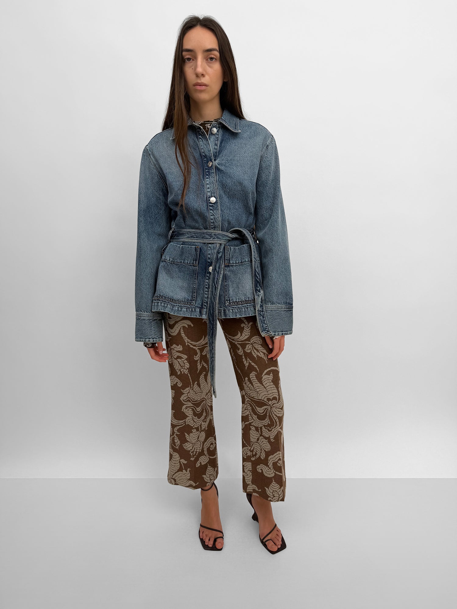 The Pico washed denim overshirt