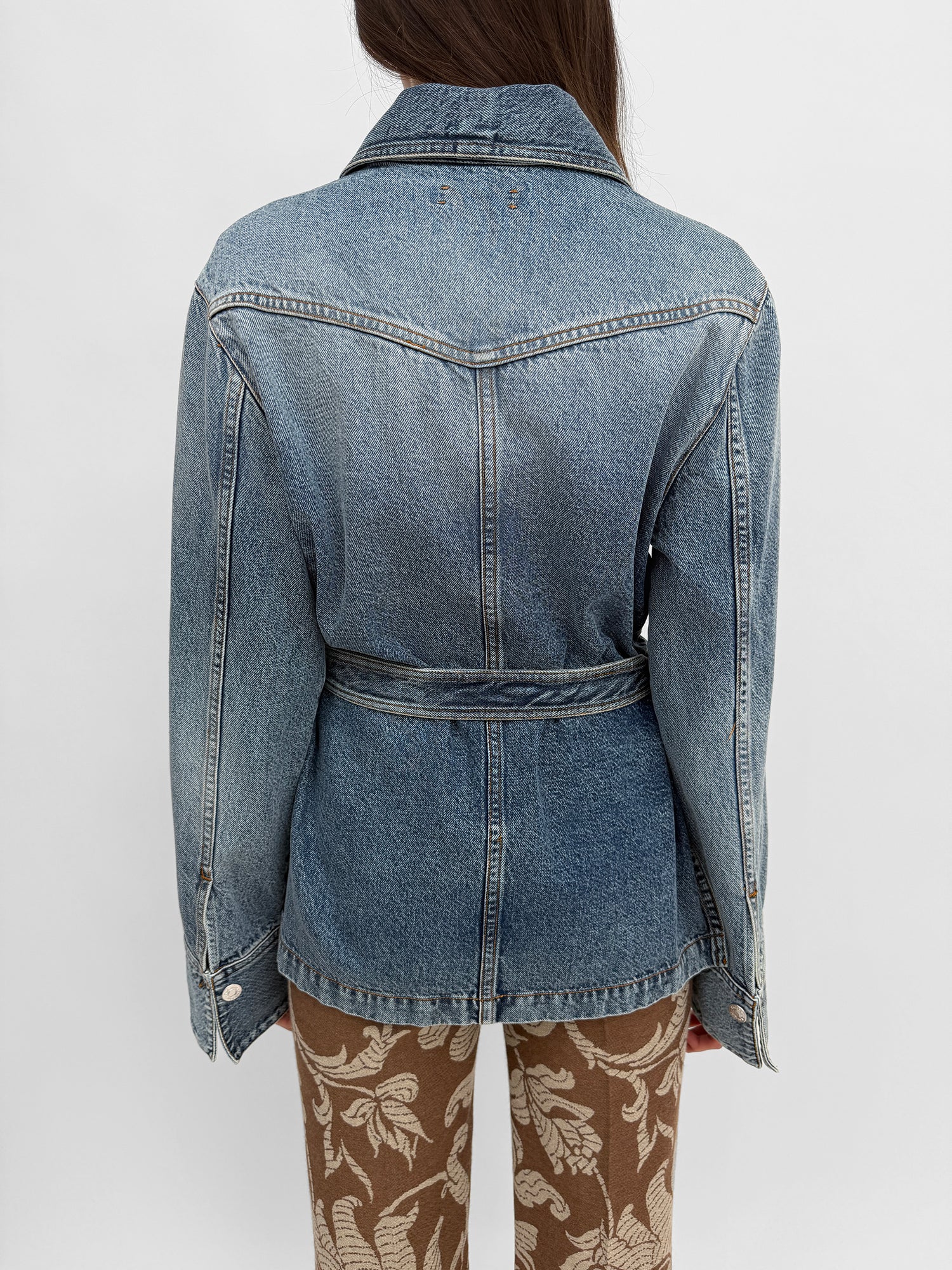 The Pico washed denim overshirt