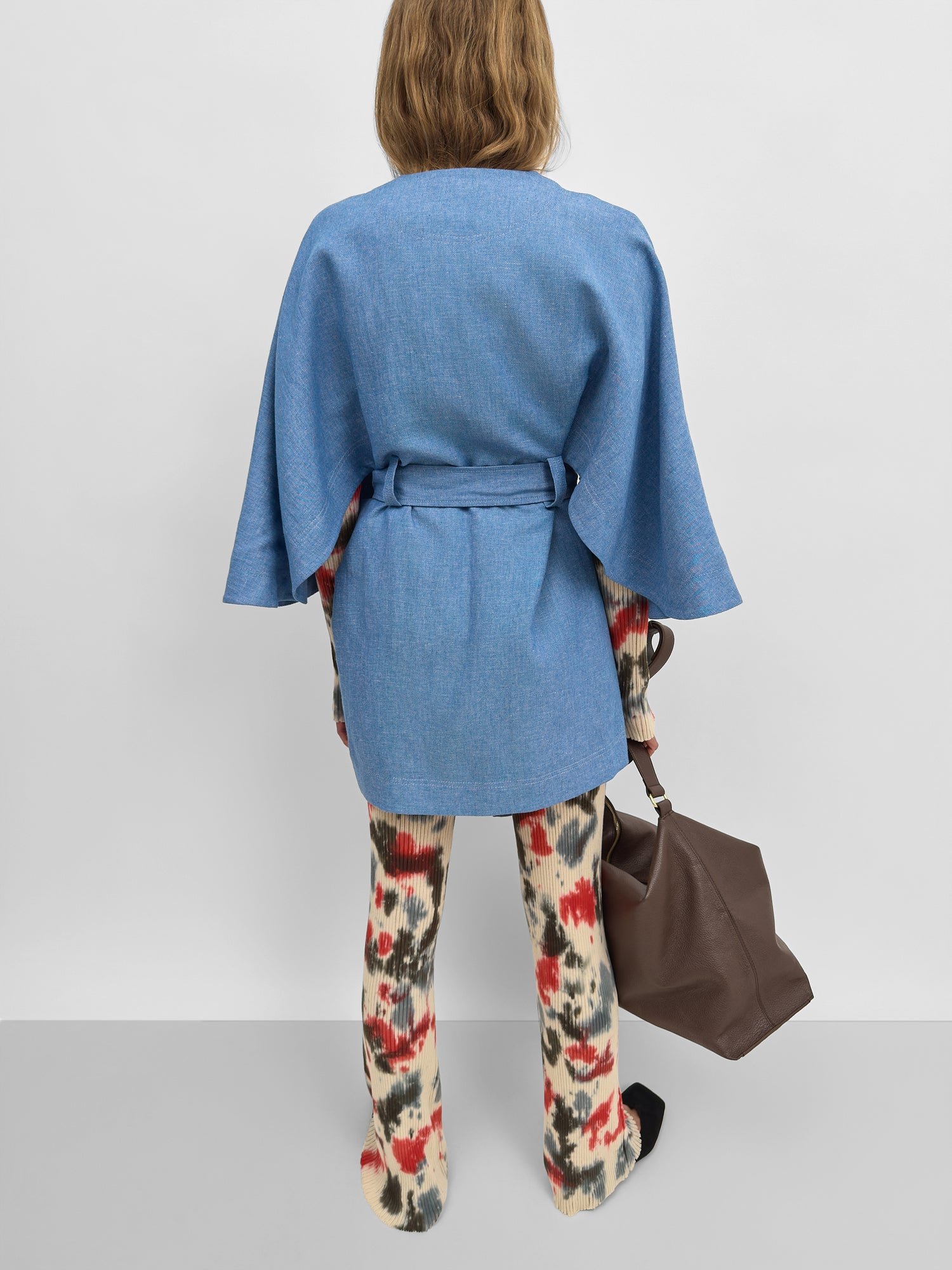 The Pinto Lino workwear cape coat