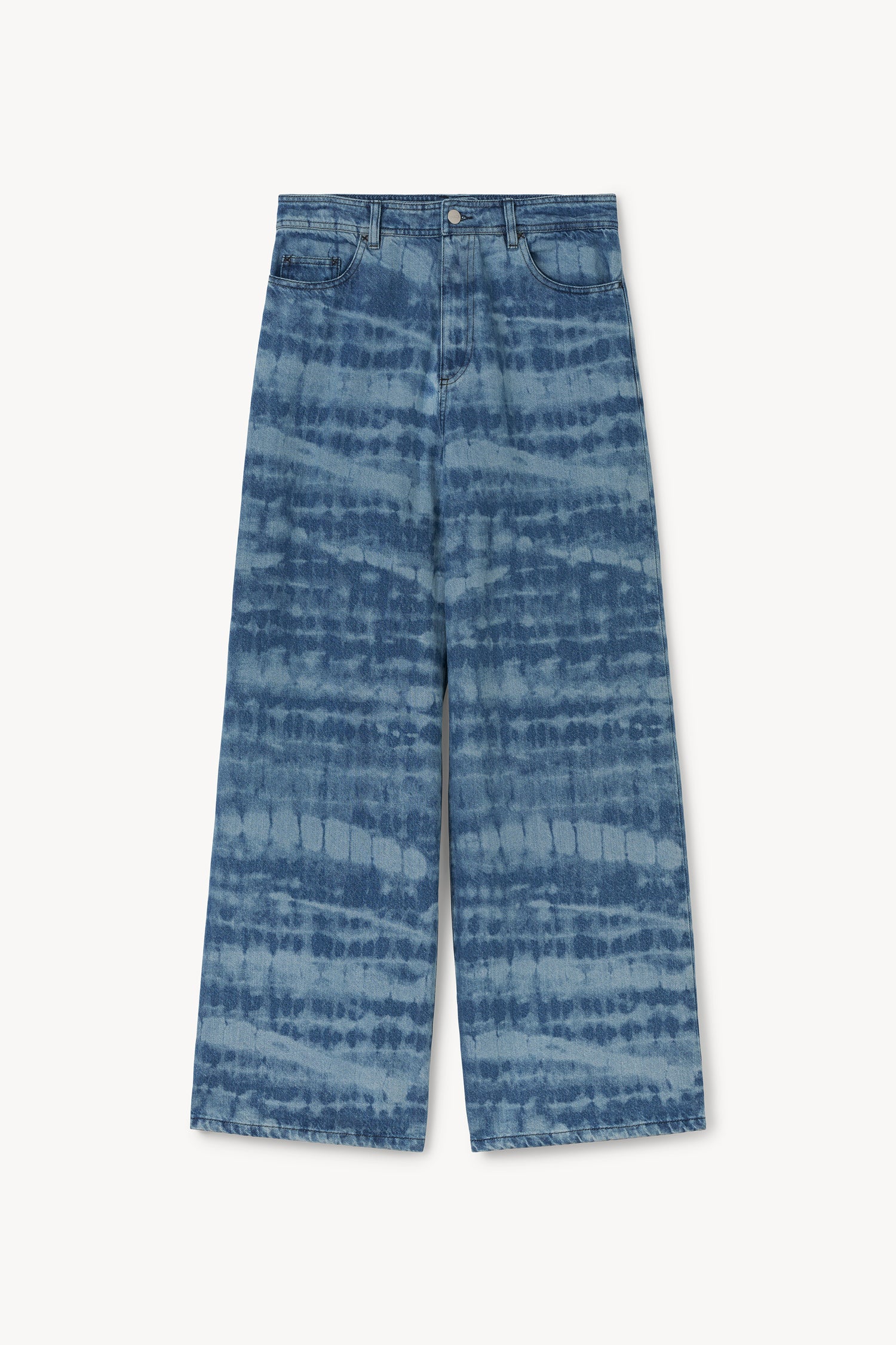 The Roxy shibori denim wide pant