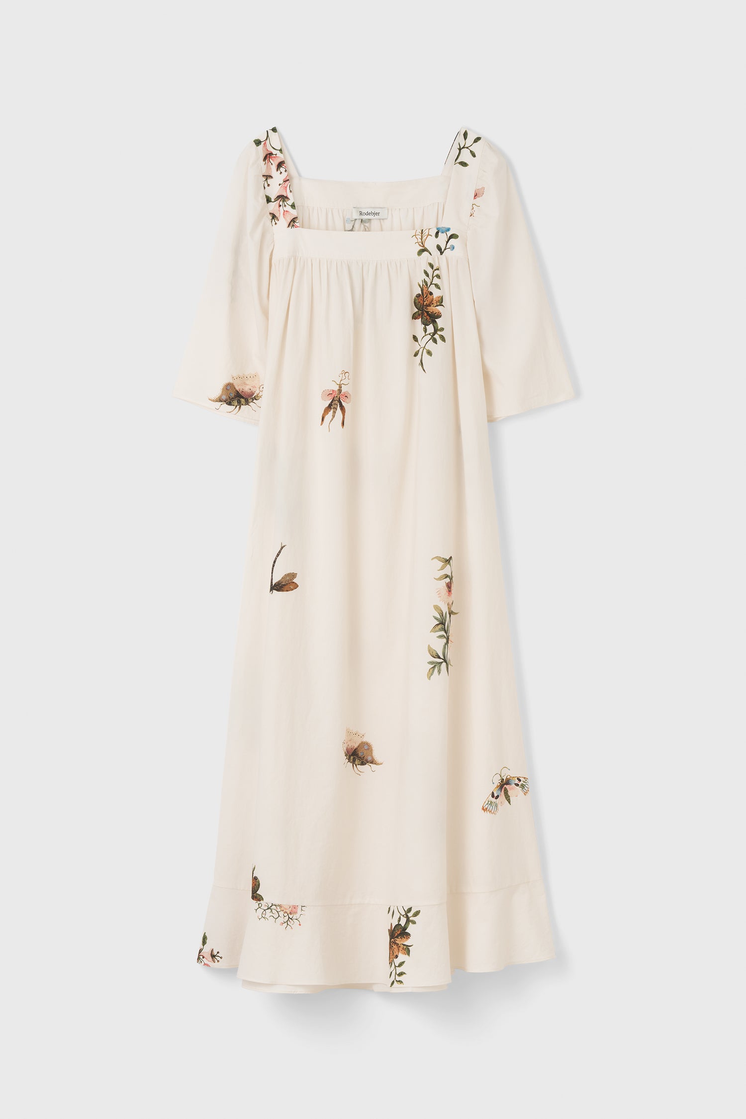 The Salem square neck dress in Duchess