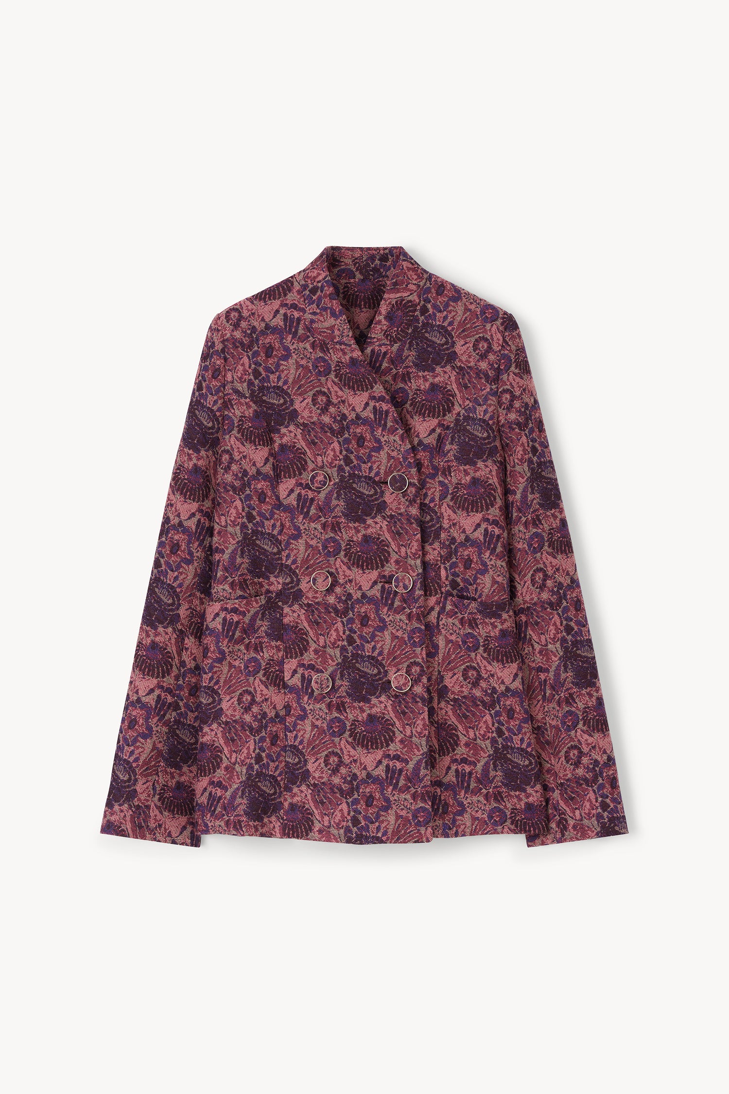 The Seol cinched jacquard suit jacket