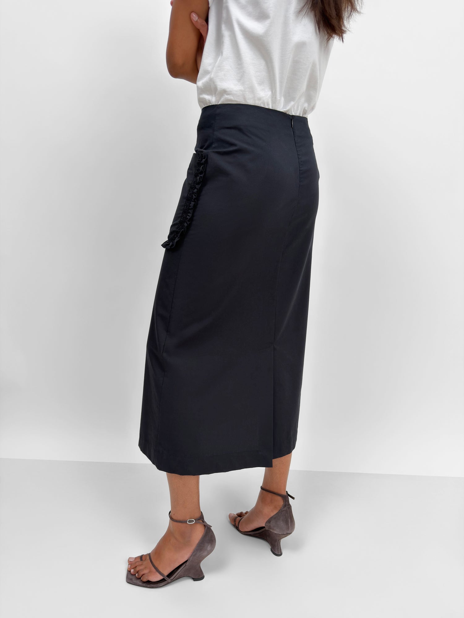 The Ulrika apron pencil skirt