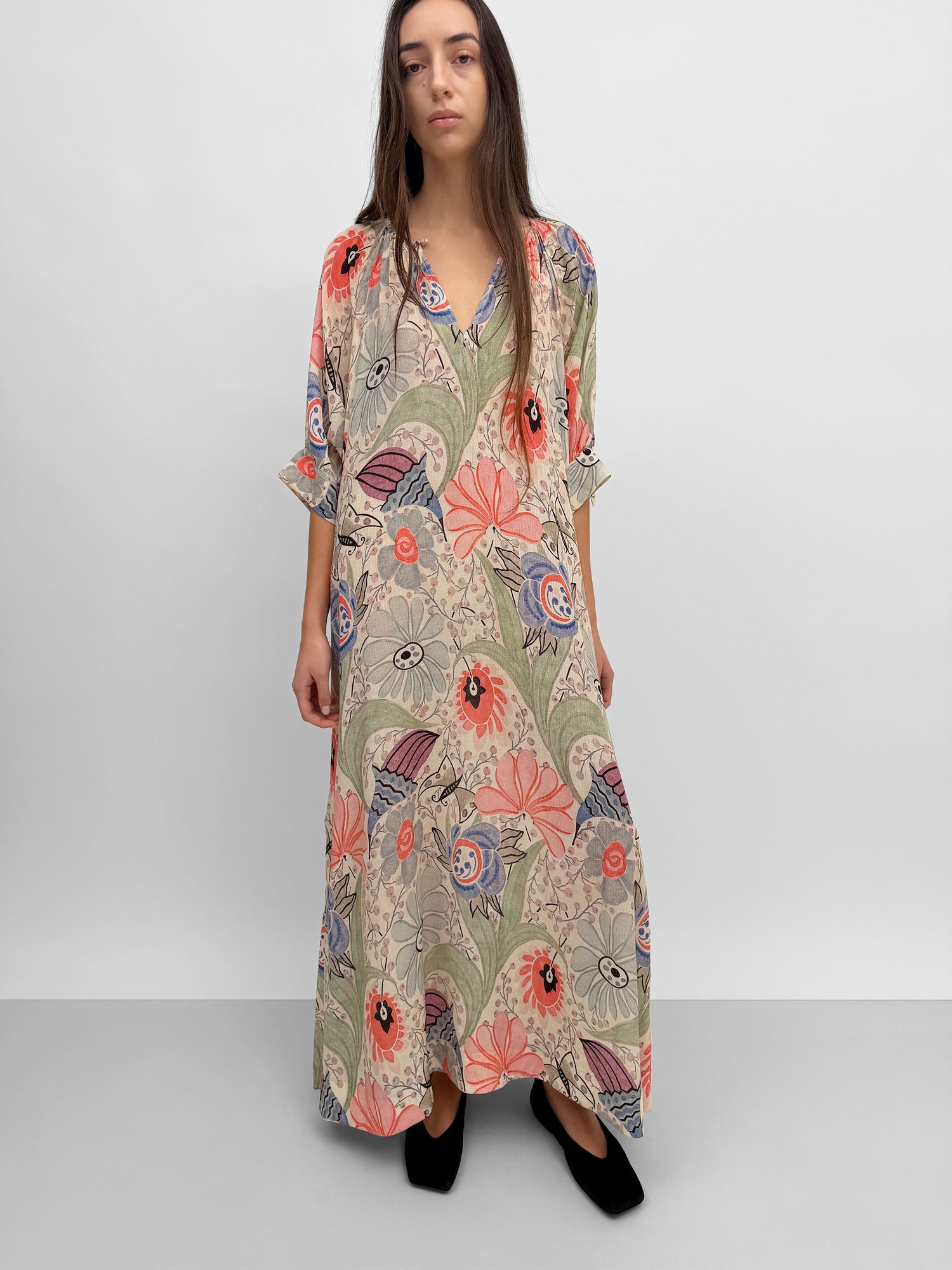 The Windy plissé dress in Ducharne