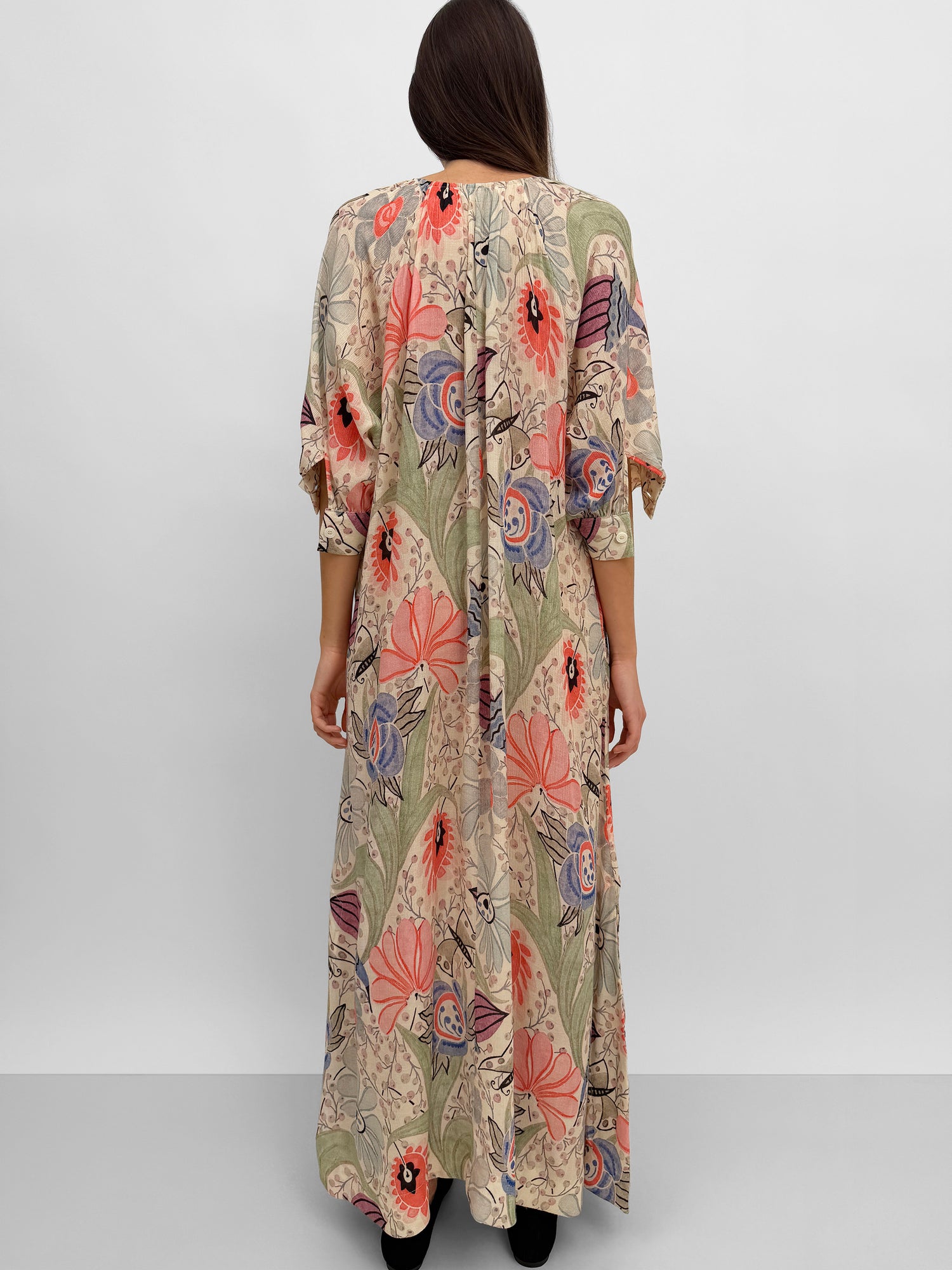 The Windy plissé dress in Ducharne