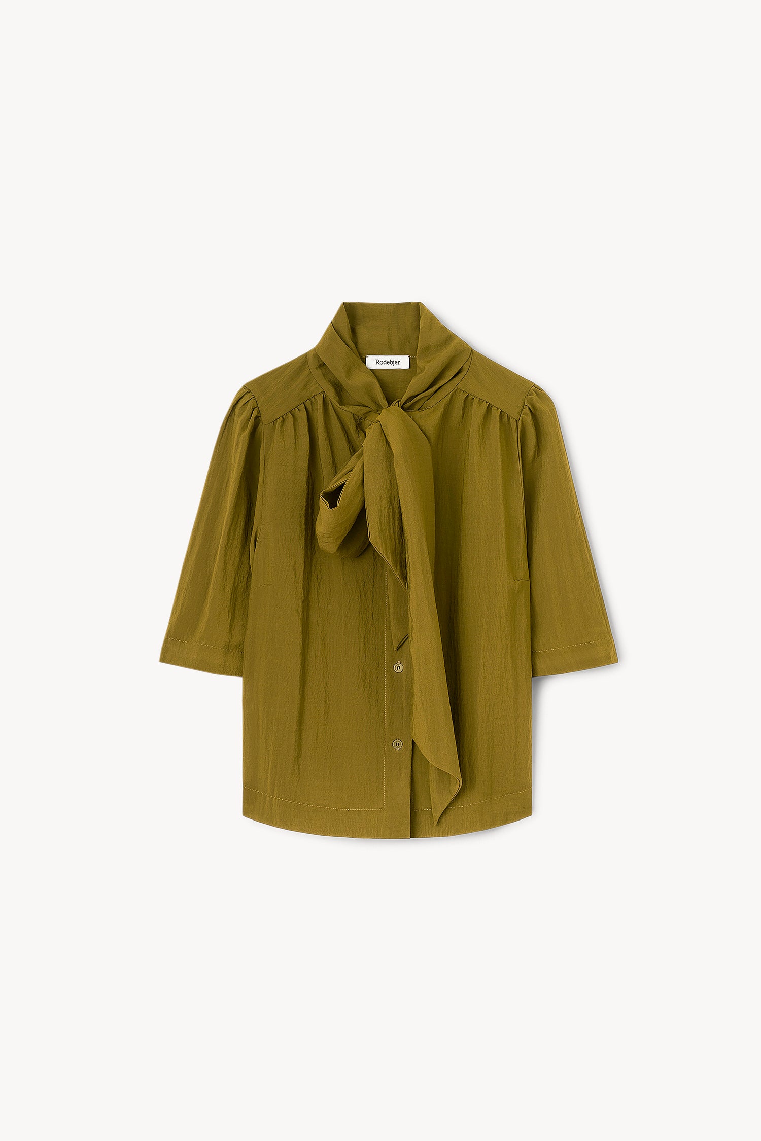 The Anya airy scarf blouse