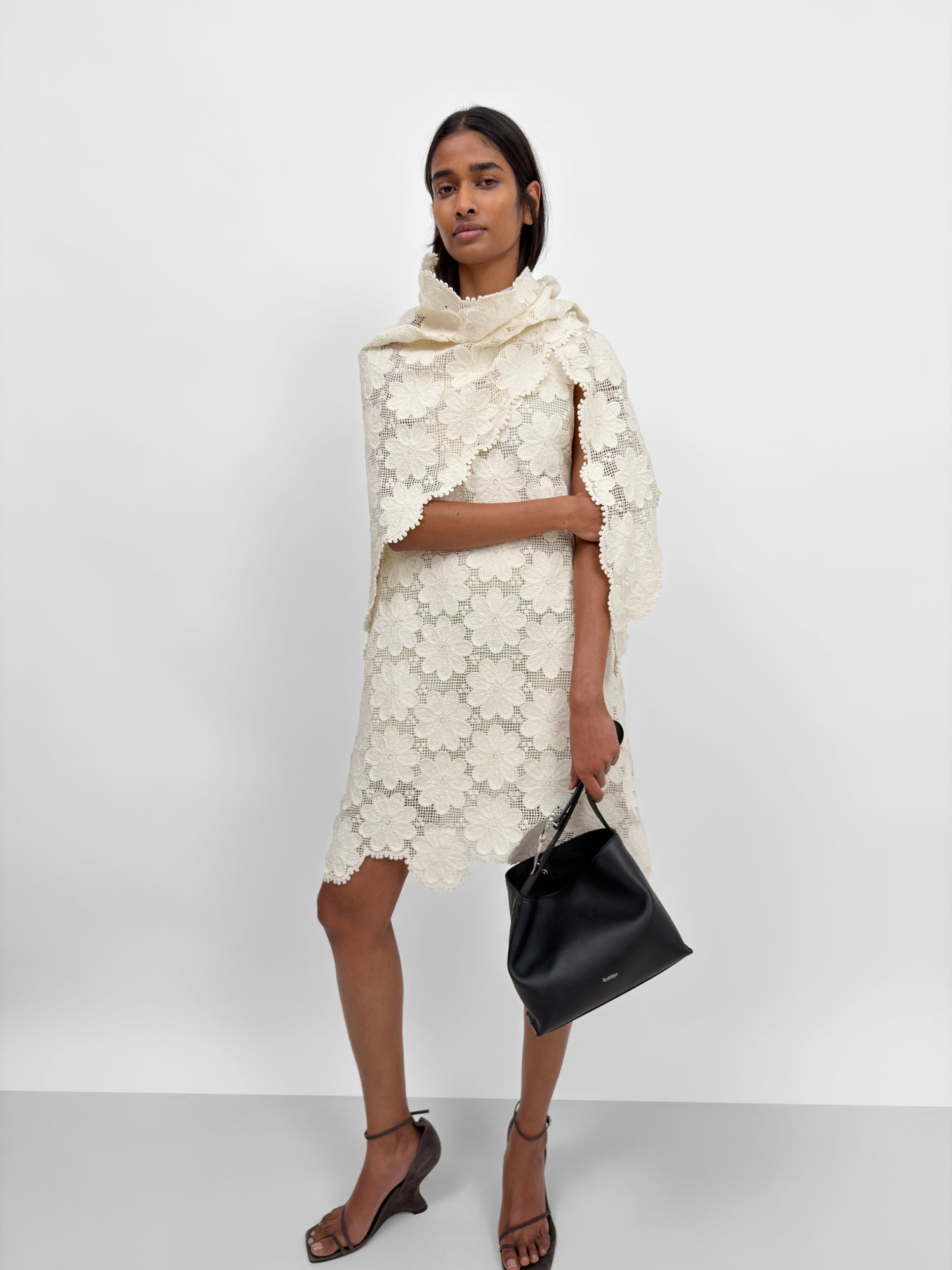The Josefin crafted crochet lace table runner