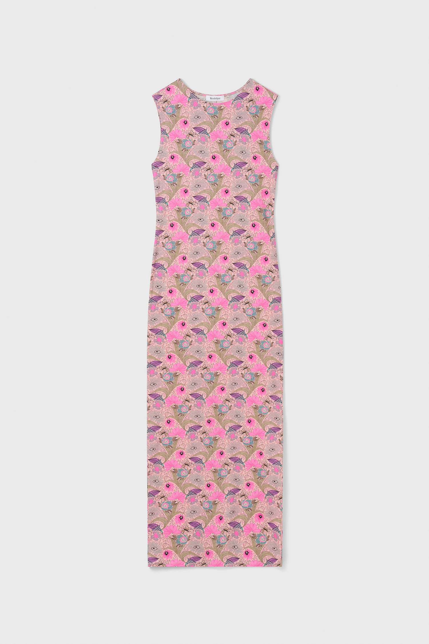 The Kenzie sleeveless ribbed tricot dress in Ducharne